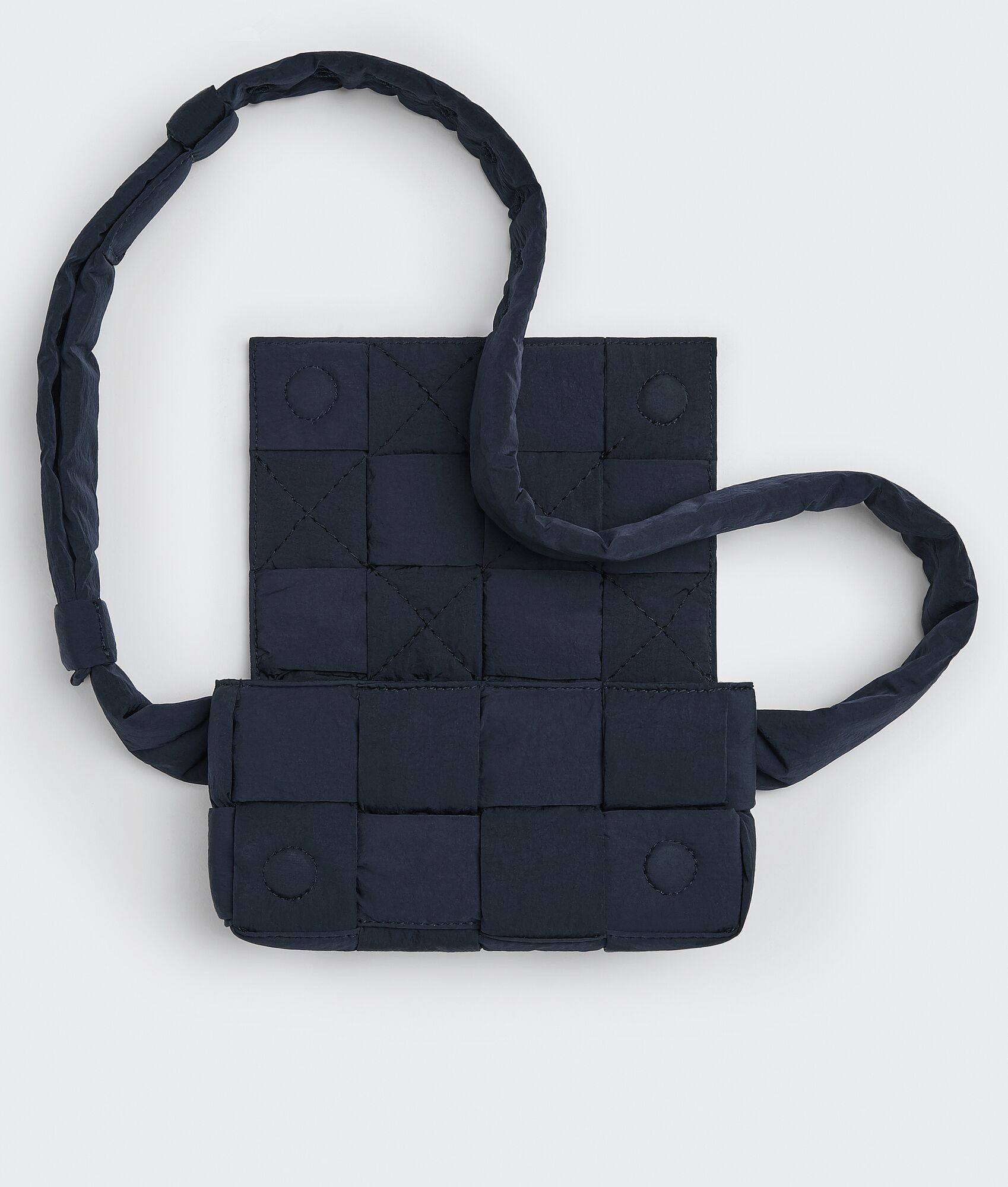 Bottega Veneta o1n1vont0225 Size: OS / Paddded Tech Cassette Belt Bag Blue Size ONE SIZE - 4 Thumbnail