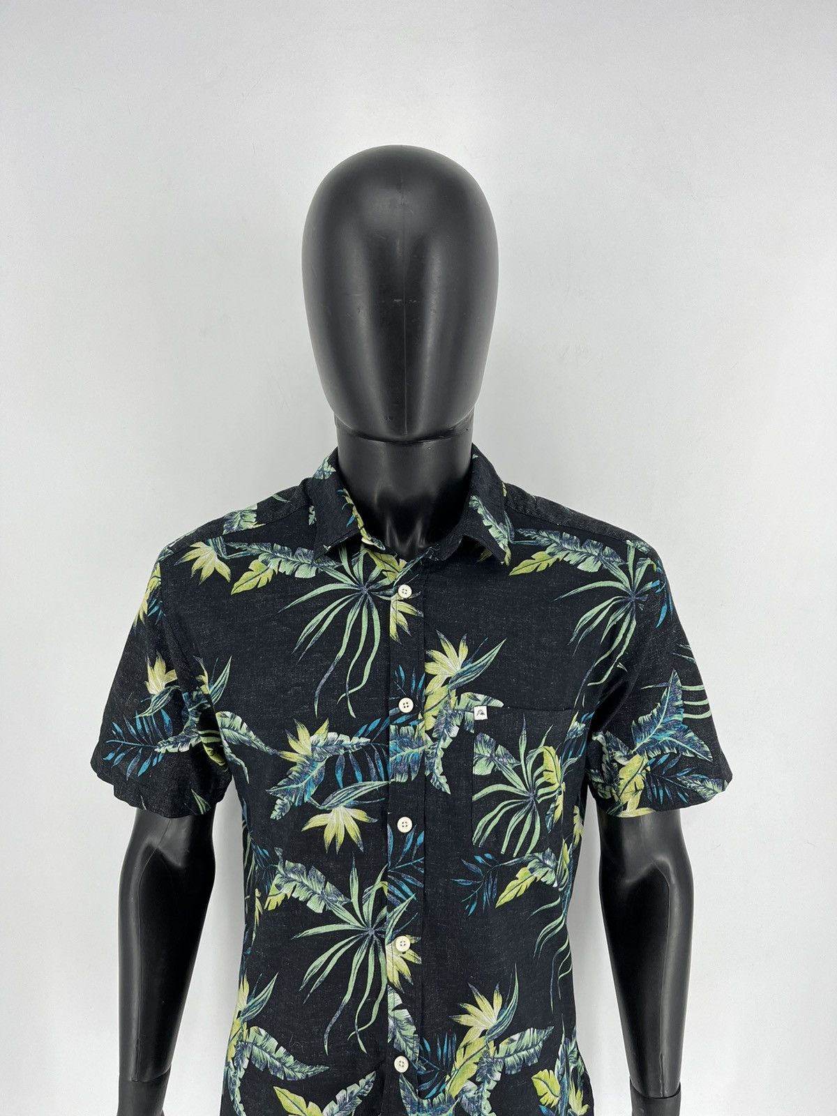 Quiksilver Vintage Crazy Quiksilver Hawaiian Floral Shirt Buttons 90s Size US M / EU 48-50 / 2 - 5 Thumbnail
