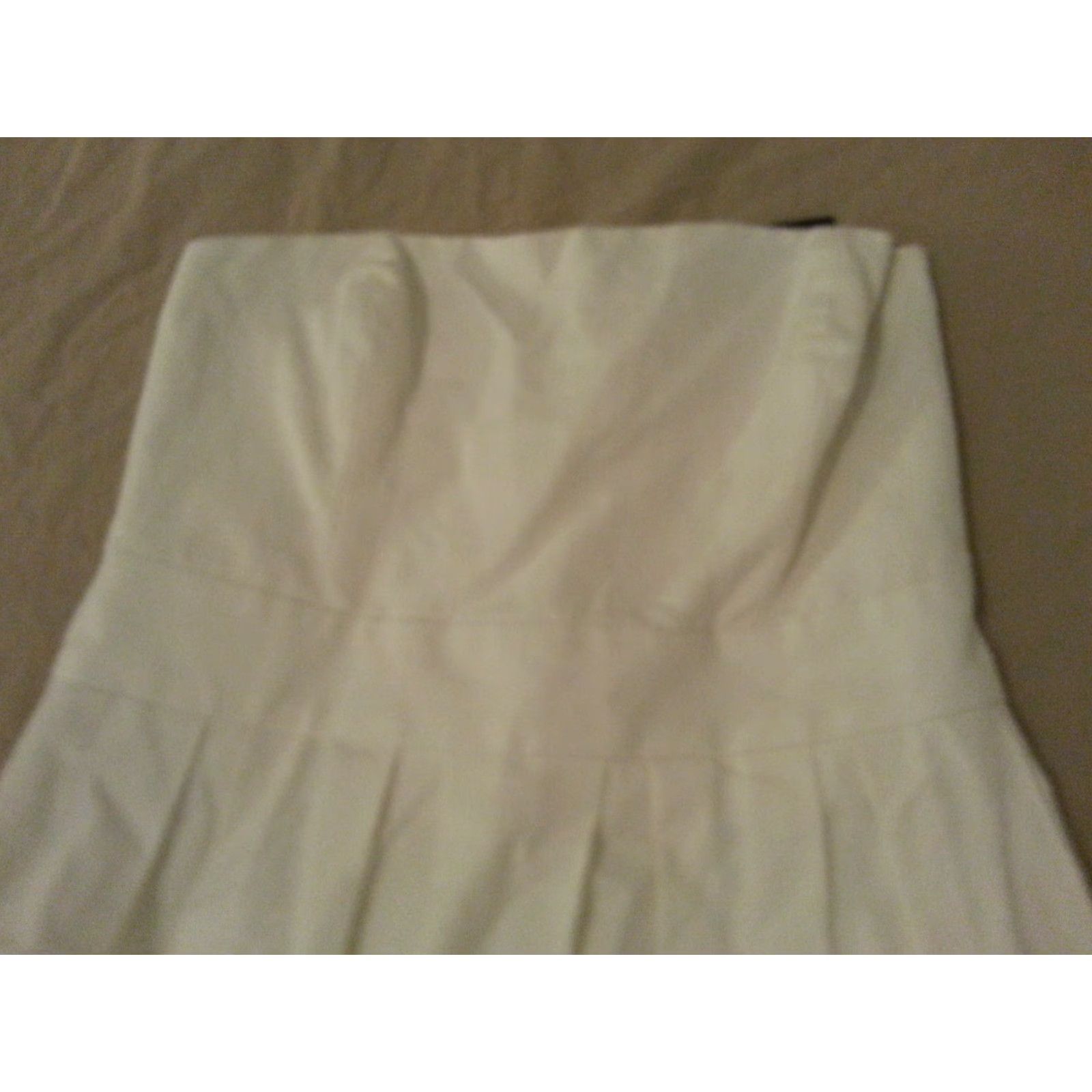 French Connection Womens French Connection Dress 10 Midi Fit & Flare Yellow Cream Womens Size L / US 10 / IT 46 - 4 Thumbnail