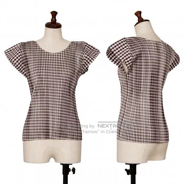 Issey Miyake Issey Miyake Brown Short Sleeve Size M / US 6-8 / IT 42-44 - 2 Thumbnail