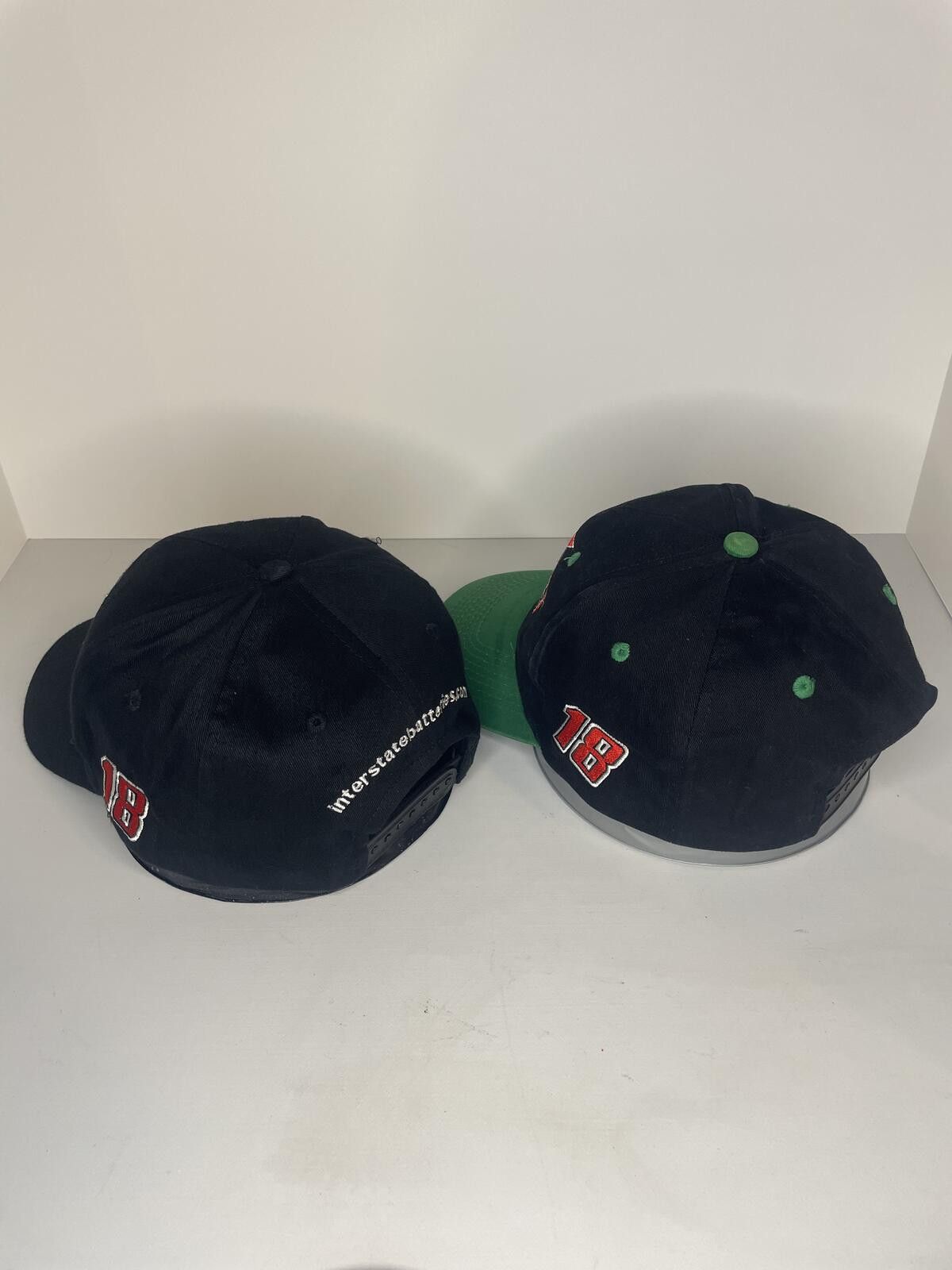 Other Vintage Kyle Bush #18 Interstate Batteries Snapback Hat -LOT Size ONE SIZE - 3 Thumbnail
