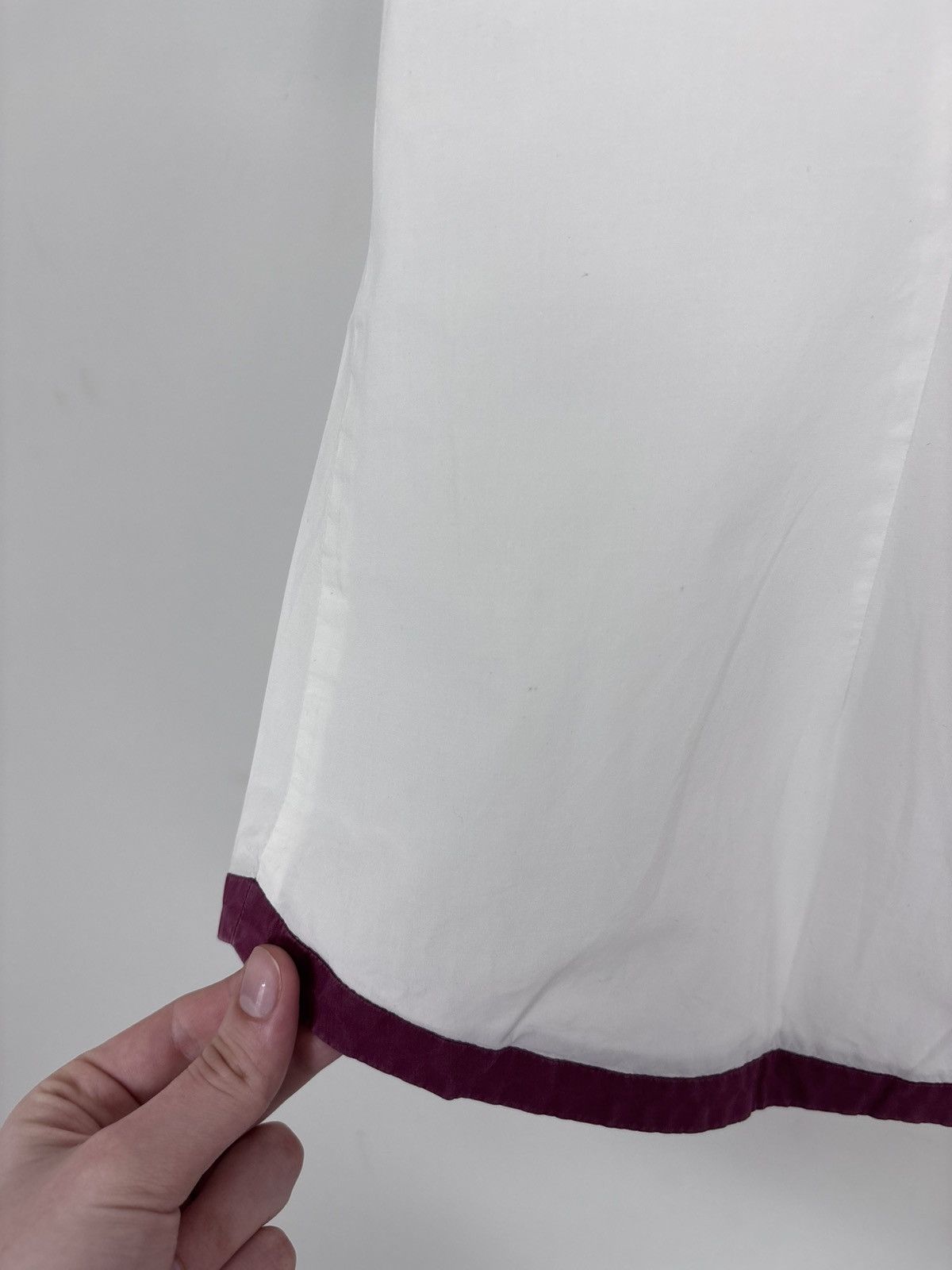 Gianfranco Ferre Vintage Gianfranco Ferre Women’s White Short Sleeve Shirt Size L / US 10 / IT 46 - 23 Thumbnail