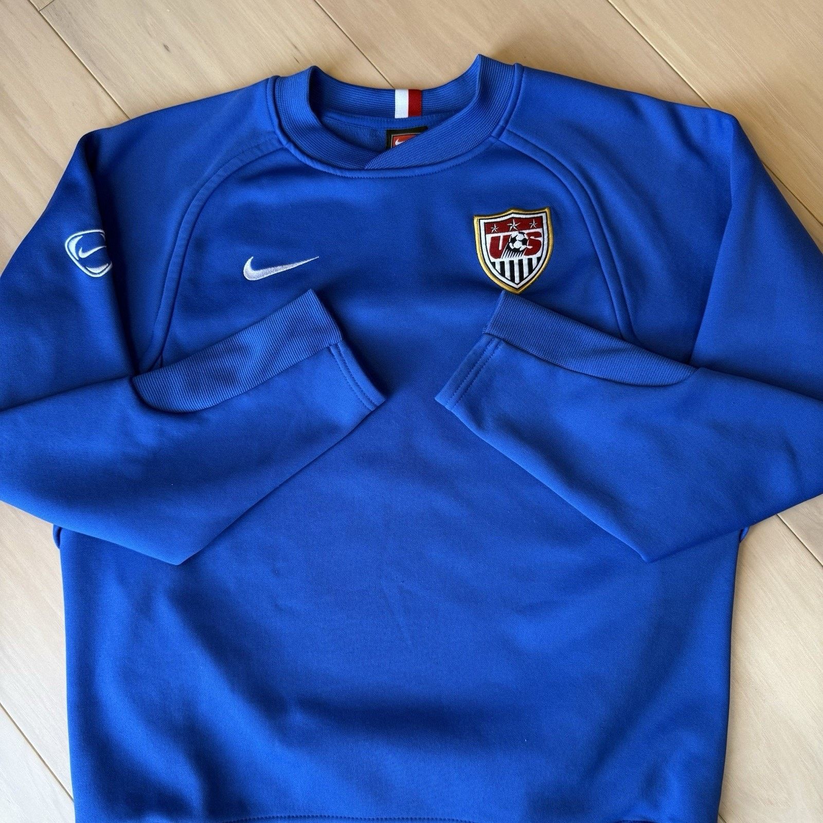 Nike Nike USA Soccer Sweatshirt Small Blue Fleece Pullover Size US S / EU 44-46 / 1 - 5 Thumbnail