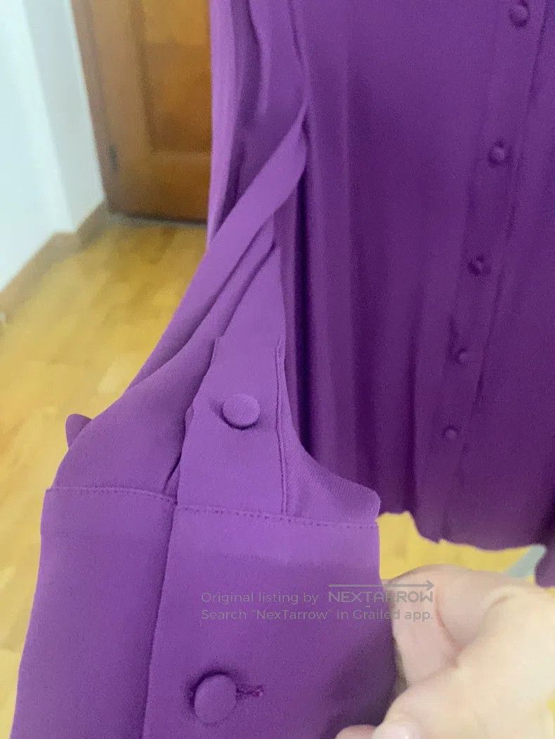 Valentino Valentino Silk logo shirt Size S / US 4 / IT 40 - 4 Thumbnail