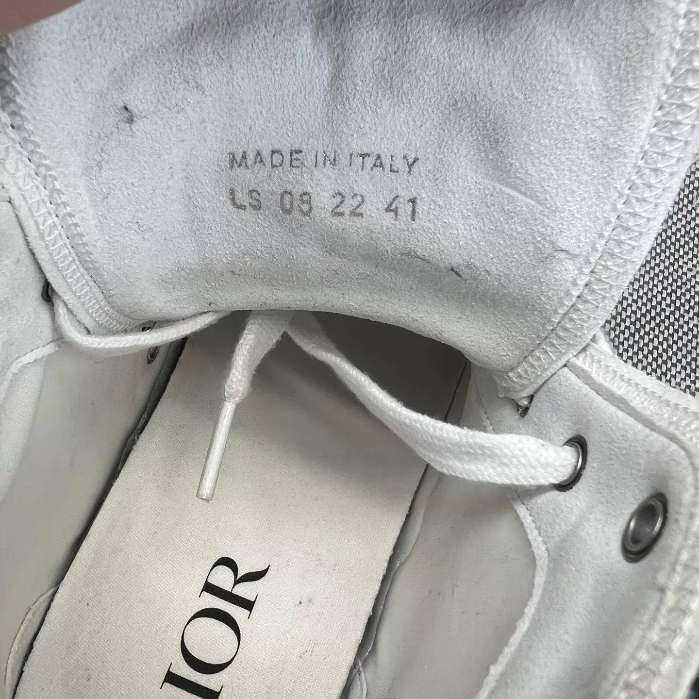 Dior Dior B23 White/Gray All-Over Print Sneakers 41 (New) Size US 8 / EU 41 - 6 Thumbnail