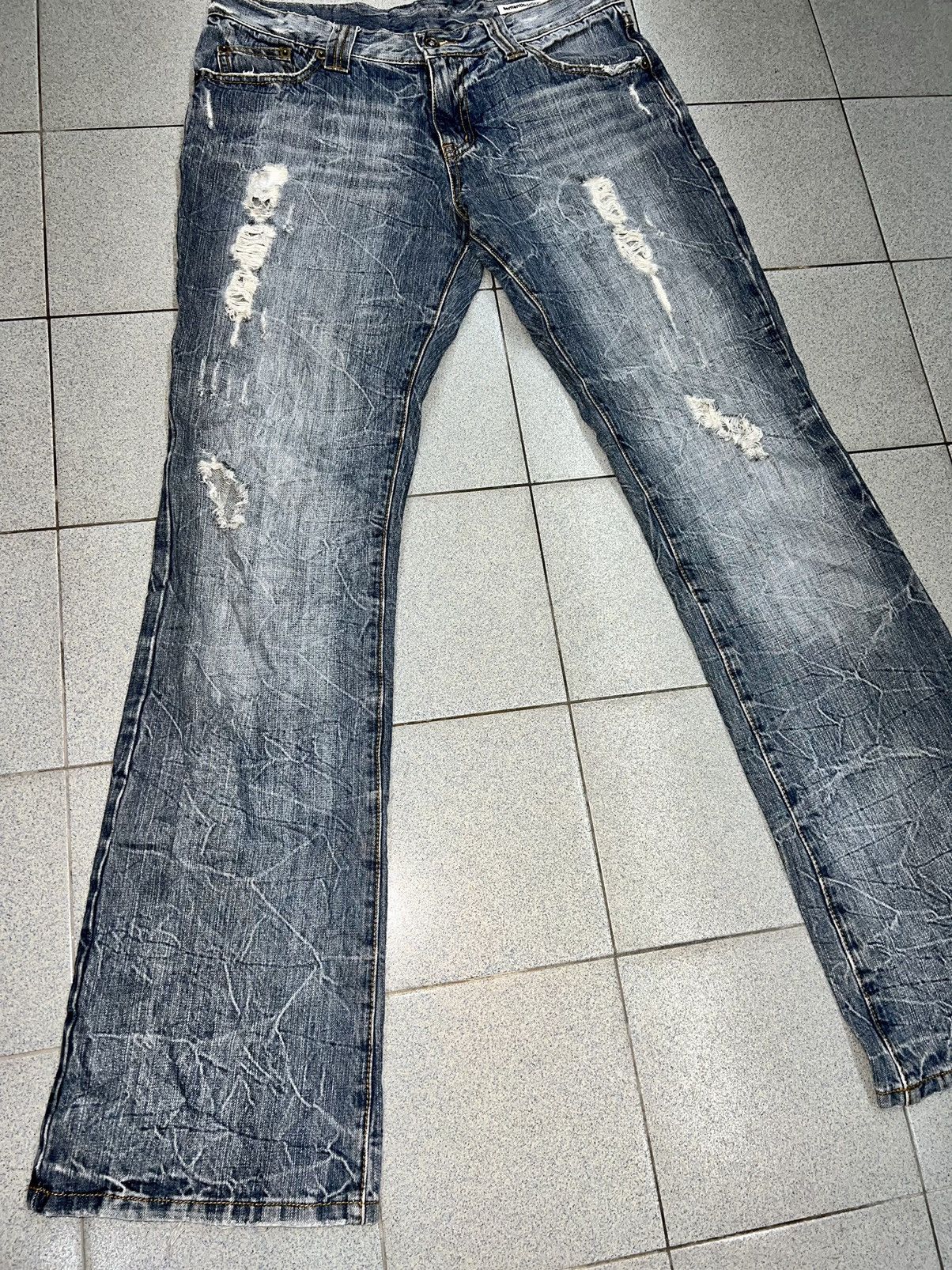 Japanese Brand × semanticdesign SEMANTIC DESIGN FLARED JEANS Size US 33 - 2 Thumbnail