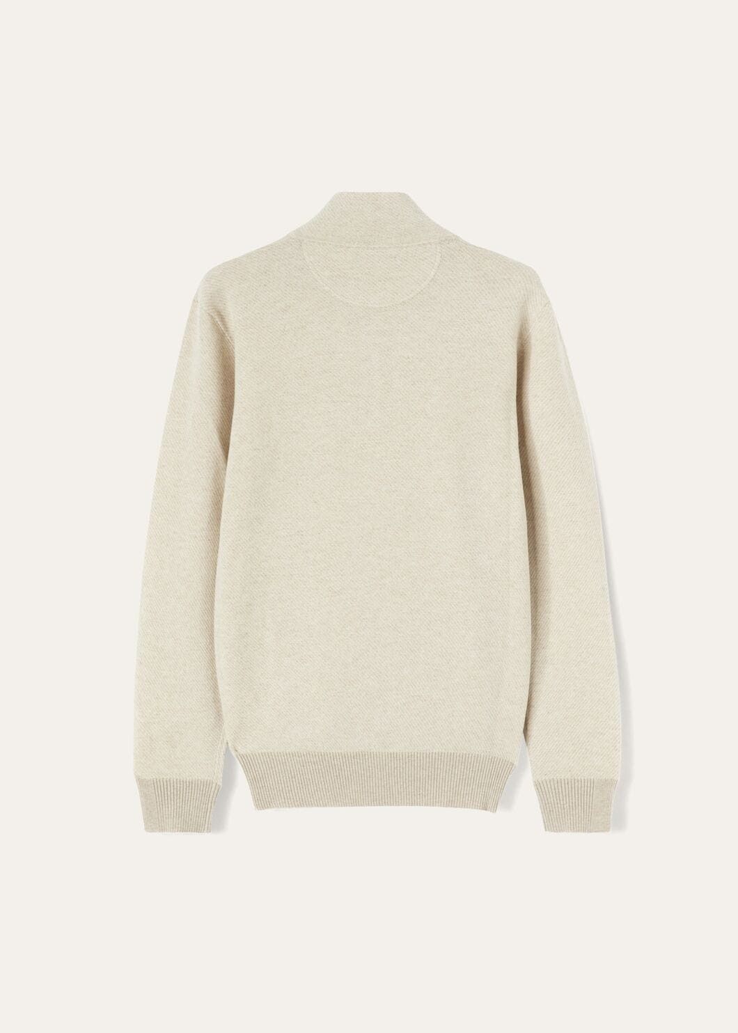 Loro Piana o1w1db10725 FAG4525 Roadster Mezzocollo Sweater in Ivory Size US M / EU 48-50 / 2 - 5 Thumbnail