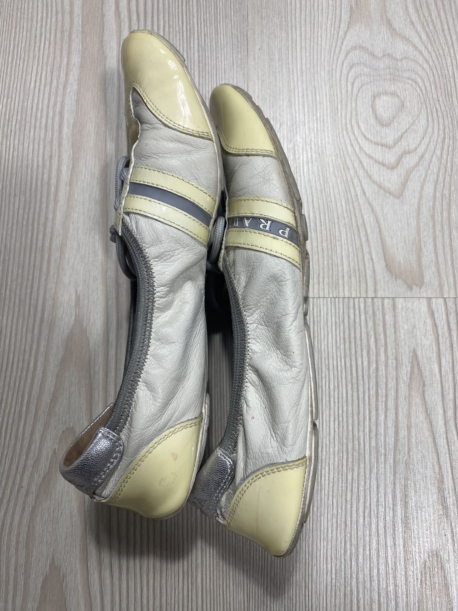 Prada Prada Ballet Flats Leather-Women Shoes Size US 6.5 / IT 36.5 - 4 Thumbnail