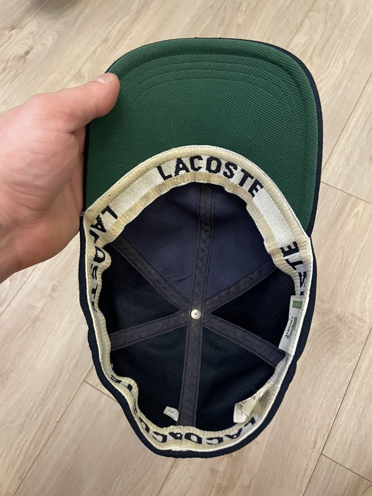 Lacoste Lacoste vintage logo cap hat Size ONE SIZE - 9 Thumbnail