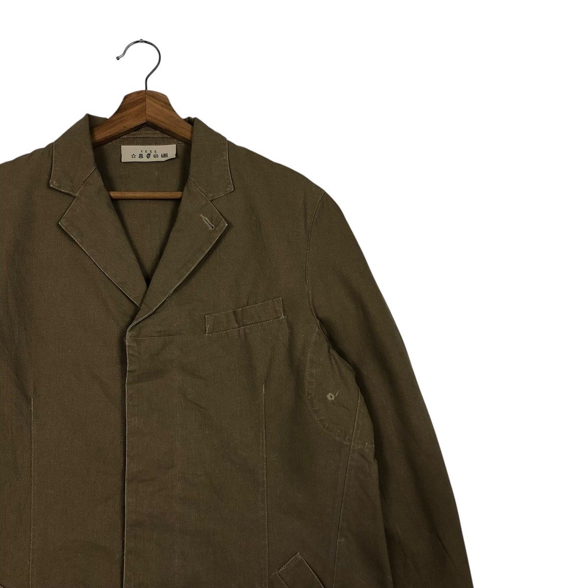 Japanese Brand 🔥VINTAGE DUCK CANVAS CHORE JACKET TESS ISSEY MIYAKE Size US M / EU 48-50 / 2 - 8 Thumbnail