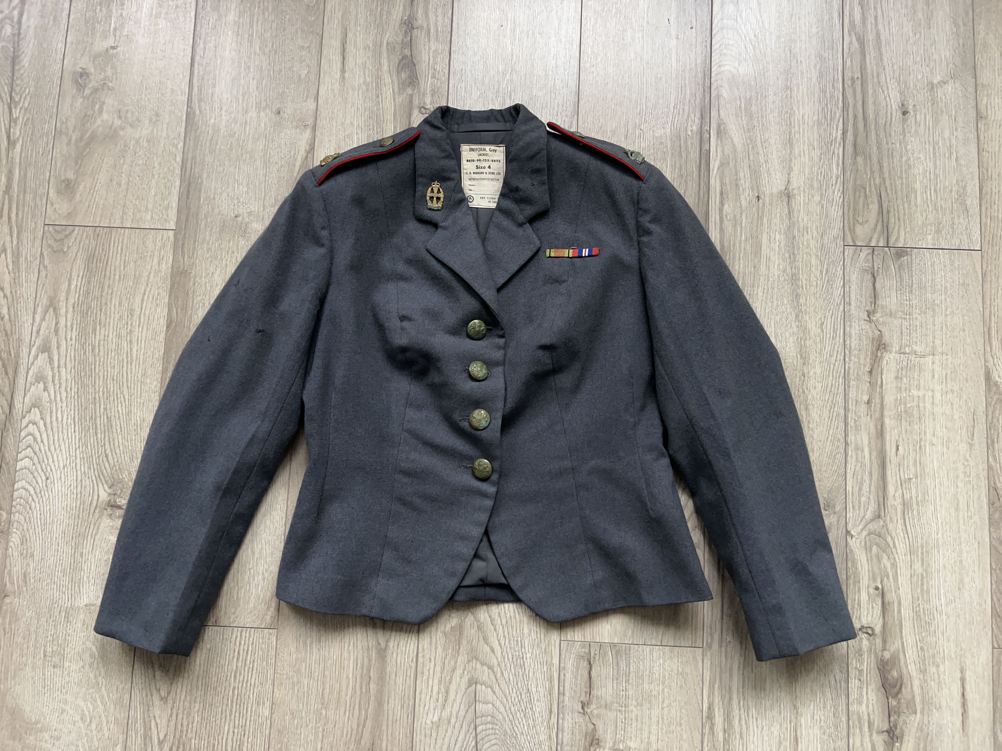 Vintage QARANC Royal Nursing Corps Uniform Jacket C.H. Bernard Sons Size ONE SIZE - 1 Thumbnail