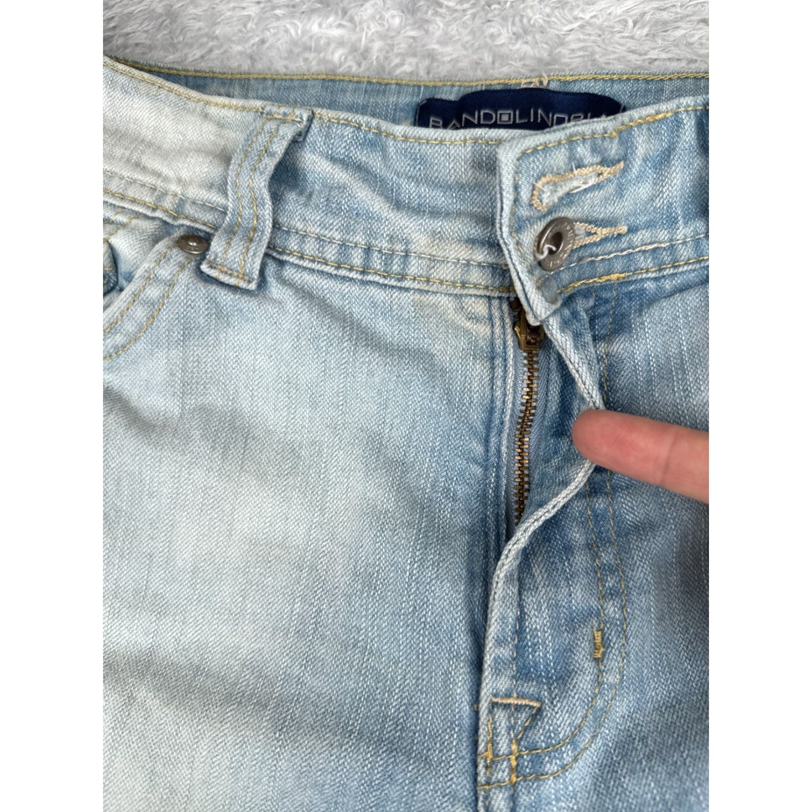 Vintage VINTAGE BandolinoBlu Jeans Women 10 Blue Denim Bootcut Regular Fit Mid Rise 32x30 Size 32" / US 10 / IT 46 - 5 Thumbnail