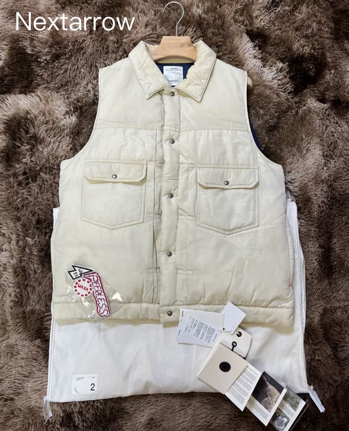 Visvim Visvim TANA deer skin down vest | Grailed