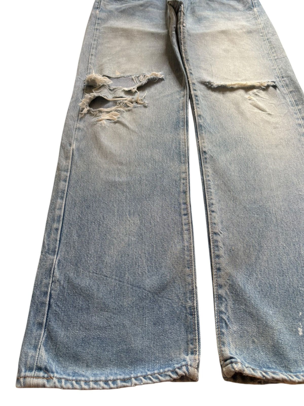 Levi's Vintage 70s Levis 501 Selvedge Loose Jeans Button 6 Size US 34 / EU 50 - 6 Thumbnail