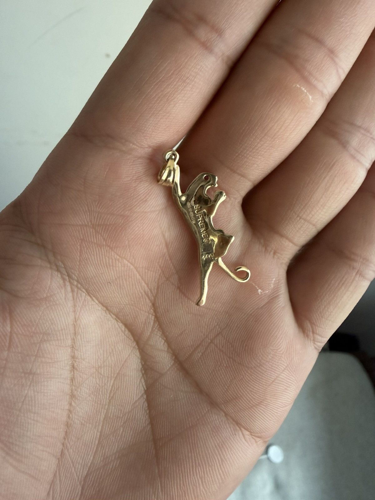Supreme Supreme Panther Gold Pendant Size ONE SIZE - 3 Thumbnail