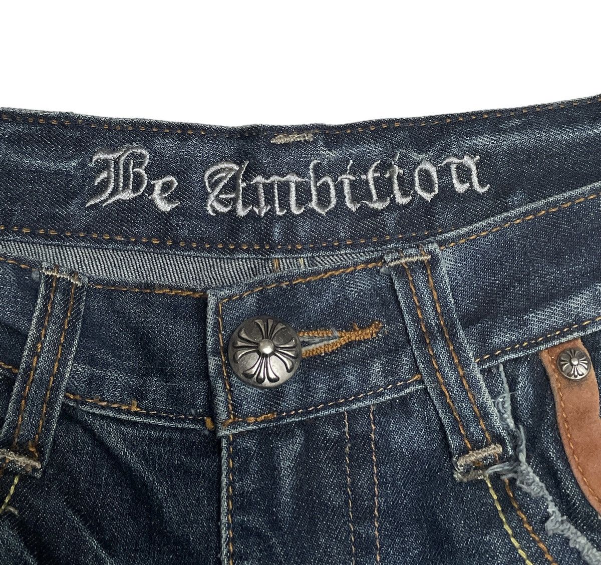 If Six Was Nine × Japanese Brand Rare Design Vintage Brand Be Ambition Jeans 1990s Size US 32 / EU 48 - 9 Thumbnail
