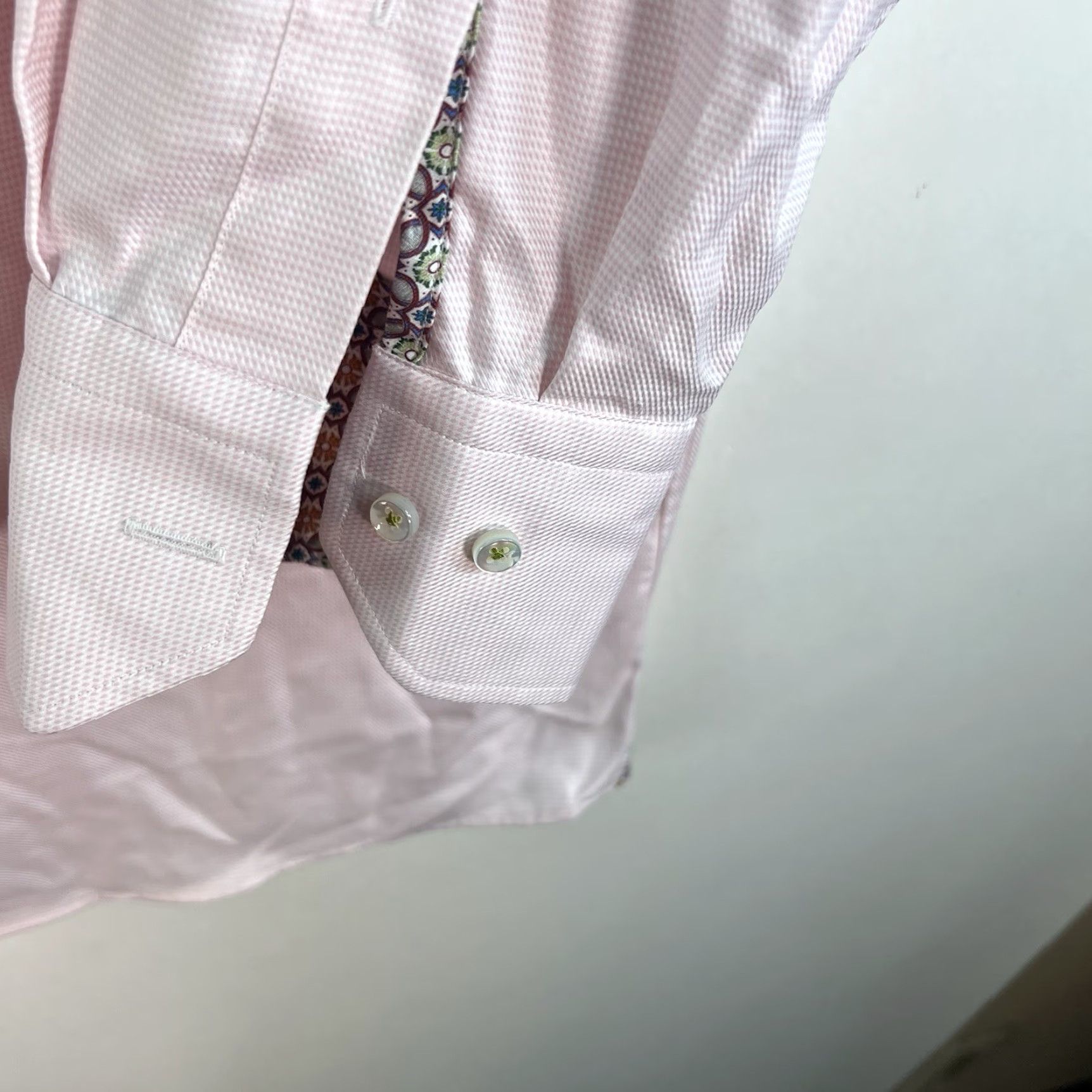 Vintage VINTAGE Stenstroms Cotton Houndstooth Shirt Mens 4XL Button-Up Casual Long Sleeve Pink Size US XXL / EU 58 / 5 - 5 Thumbnail