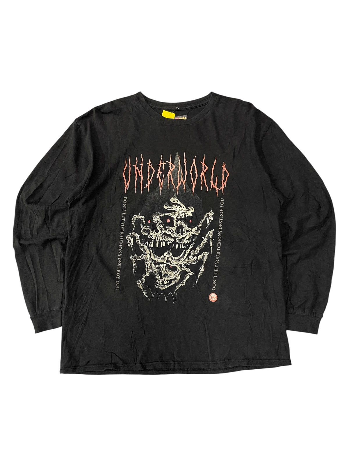 Vintage Underworld Long Sleeve Rock Band T-Shirt Size US L / EU 52-54 / 3 - 1 Thumbnail