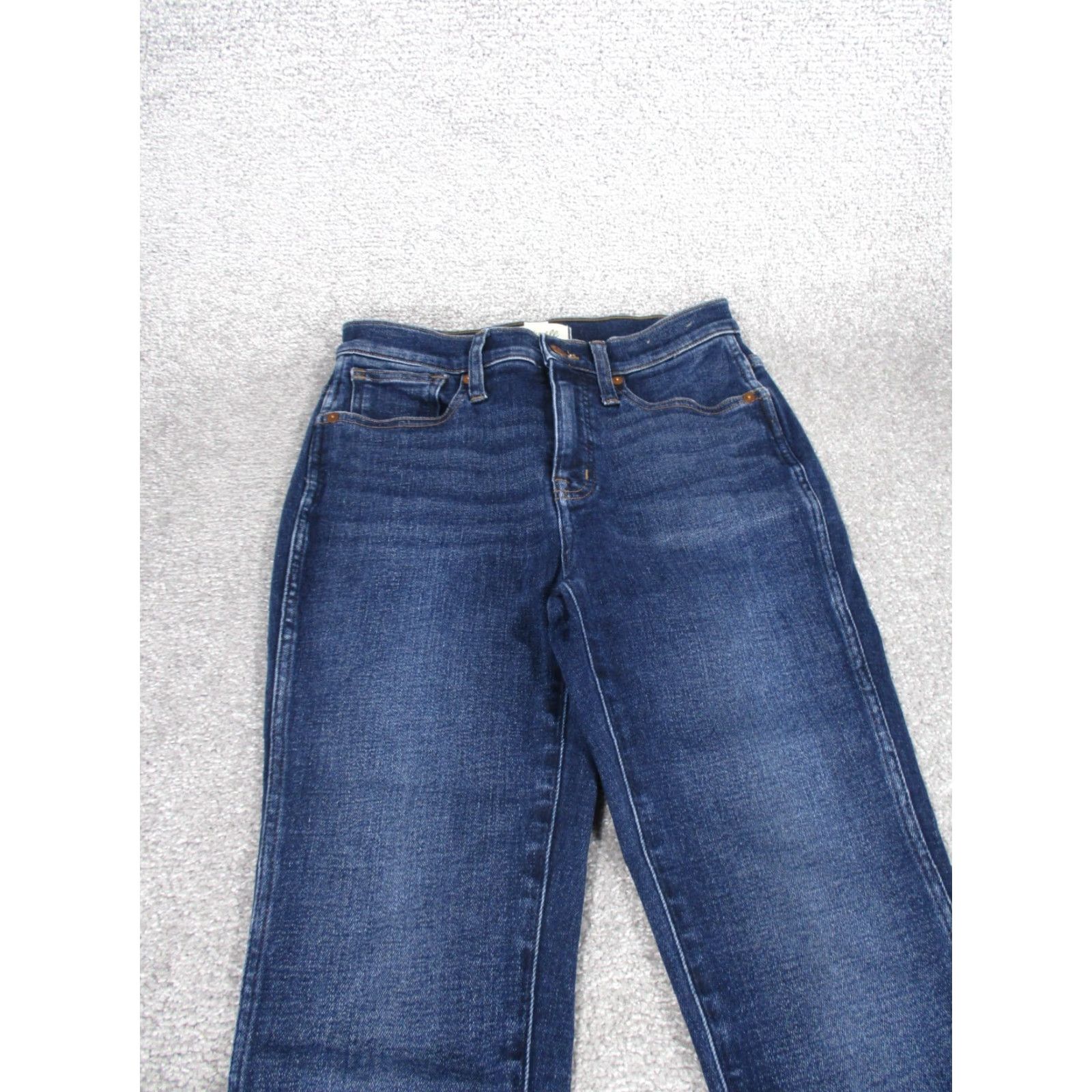 Madewell Madewell Jeans Skinny Denim Women Adult Size 25 Blue Dark Wash Mid Rise Size 42" / US 20 - 2 Thumbnail