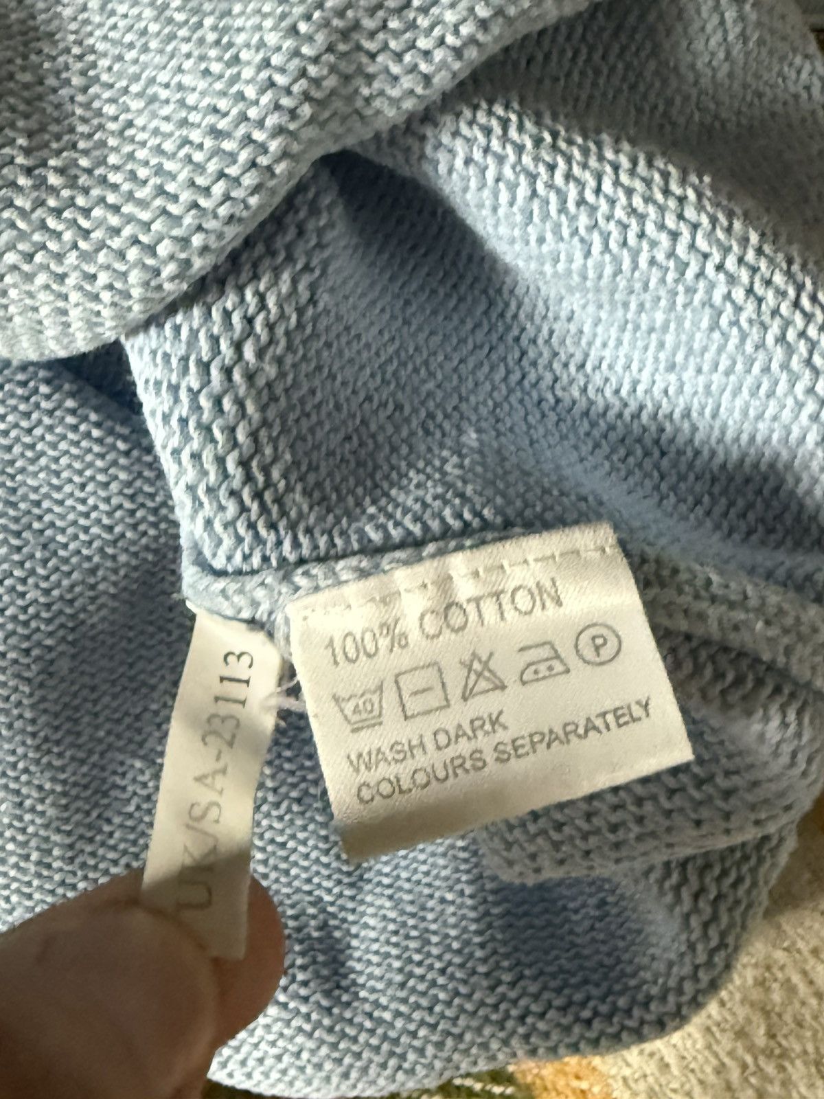 Yves Saint Laurent Blue YSL Sweater Knit Size US XL / EU 56 / 4 - 8 Thumbnail