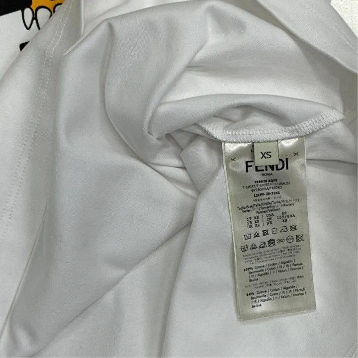 Fendi Fendi Pokémon Logo Short Sleeve T-Shirt -2508 Size XS / US 0-2 / IT 36-38 - 3 Thumbnail