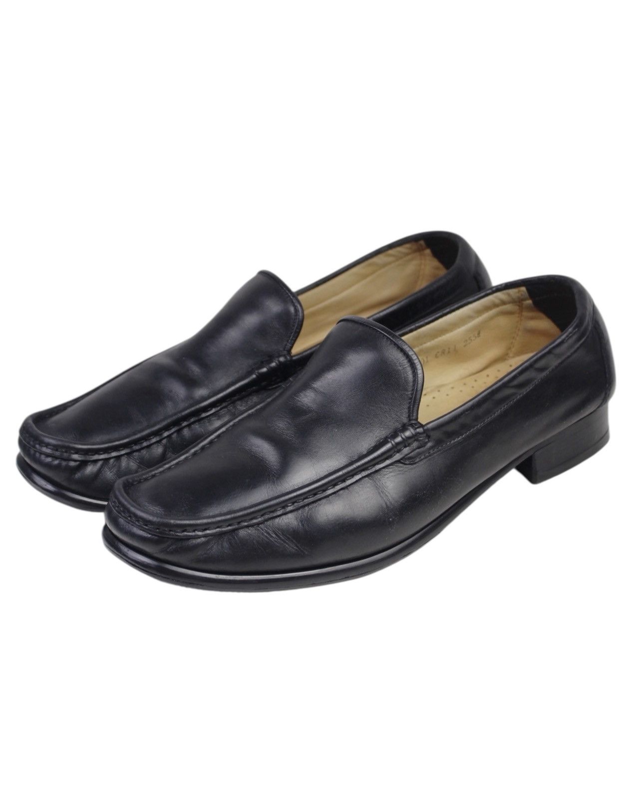 Balenciaga 1990S BALENCIAGA BLACK LEATHER NOIR HERITAGE LOAFER Size US 7.5 / EU 40-41 - 1 Thumbnail
