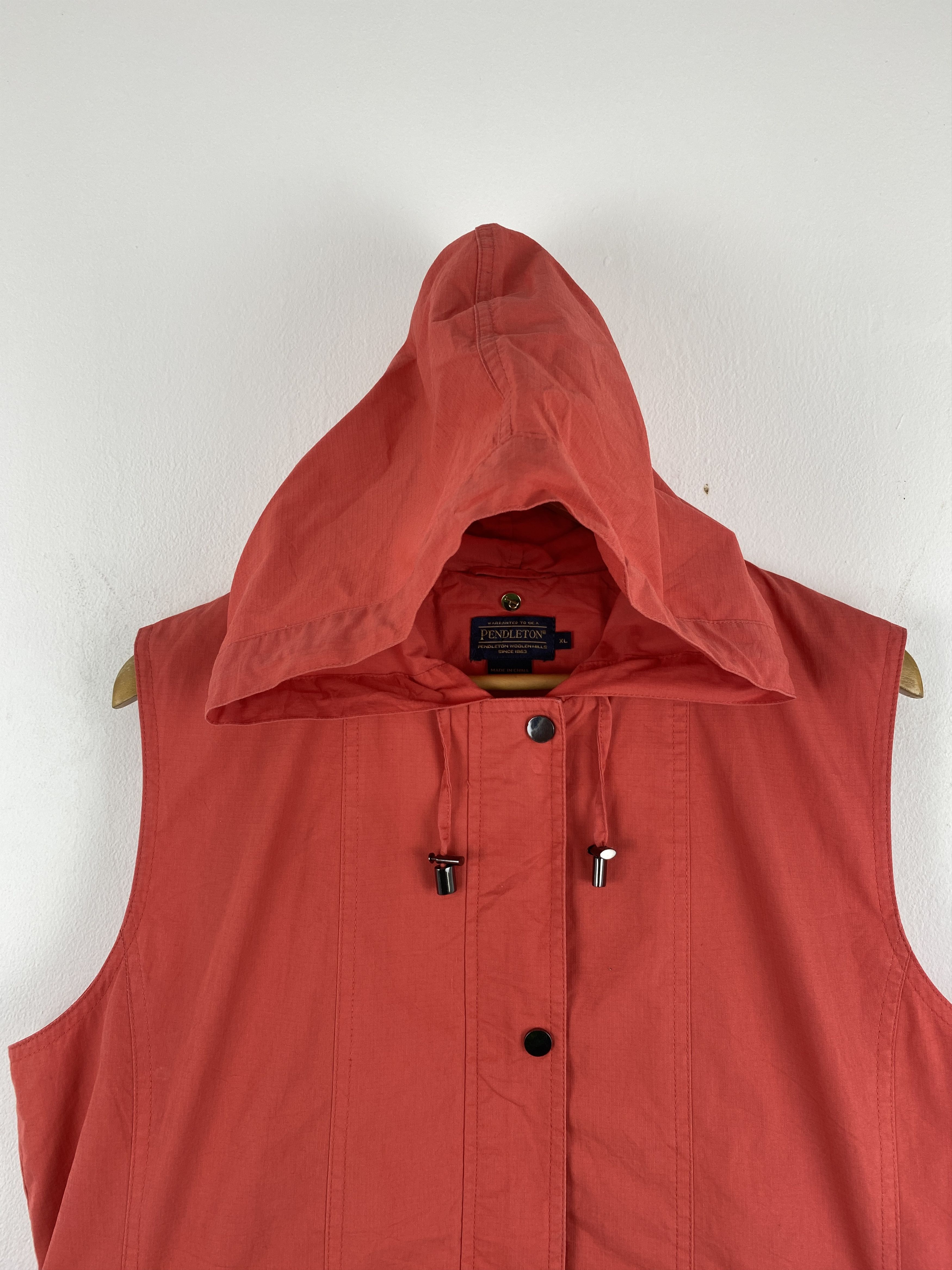 Pendleton Vintage Pendleton Multi Pocket Hooded Vest J2029 Size US XL / EU 56 / 4 - 2 Thumbnail