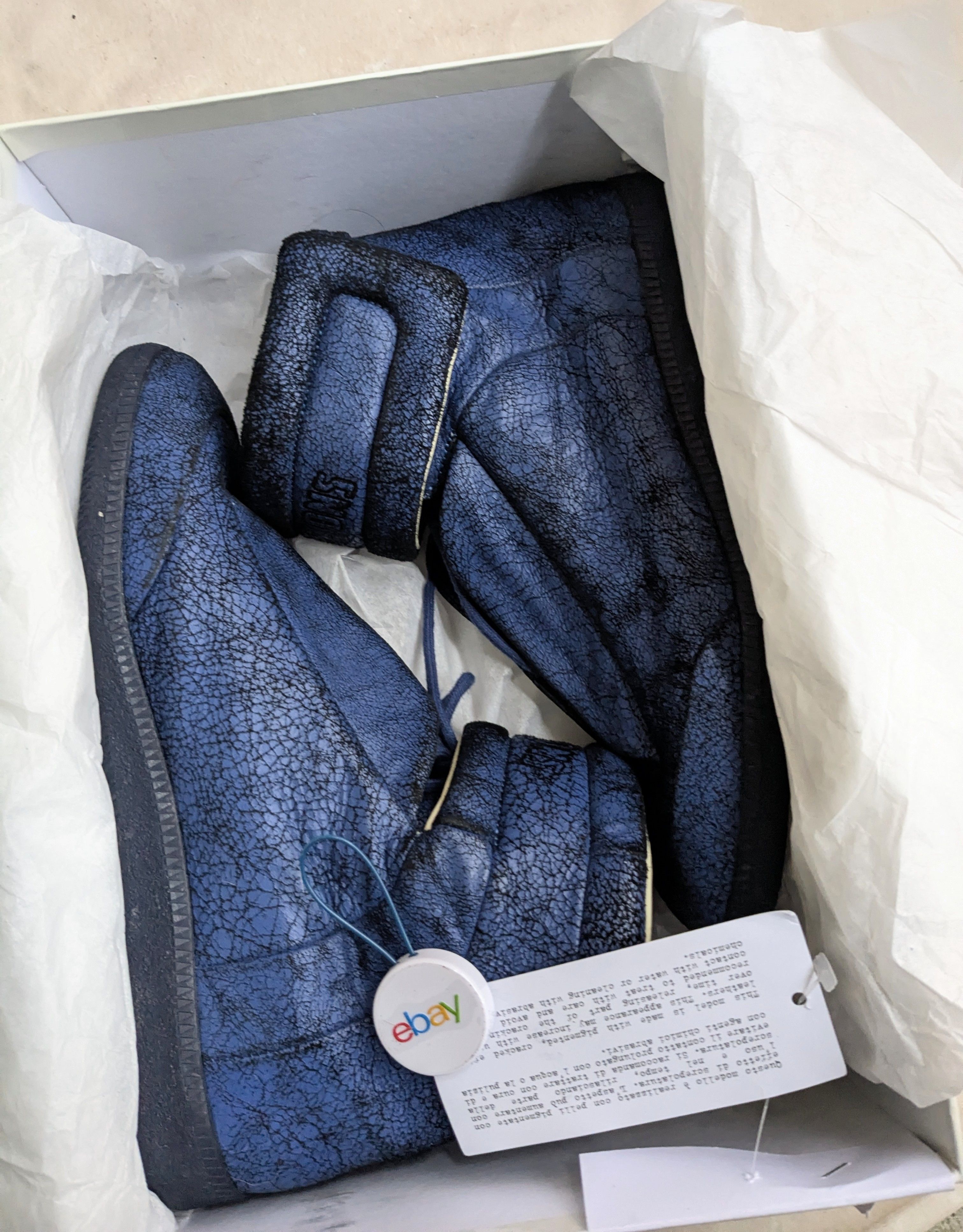 Maison Margiela Maison Margiela Future Blue 9 42 High Tops Leather Size US 9 / EU 42 - 20 Thumbnail