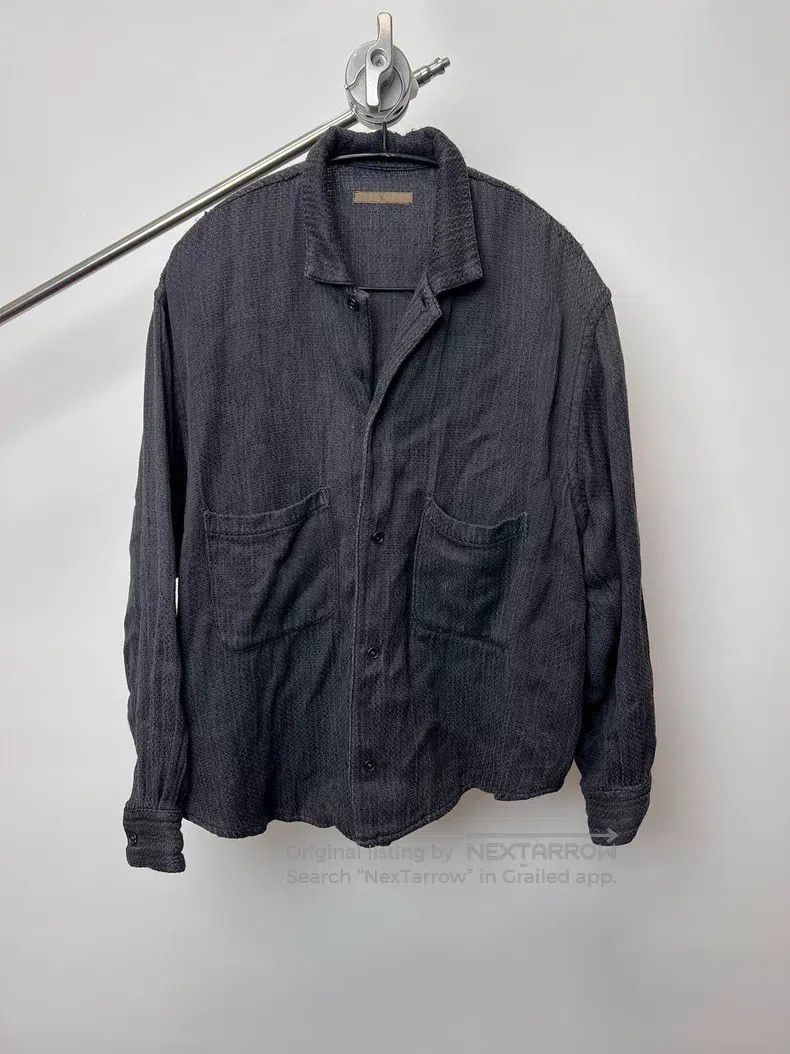 YOHJI YAMAMOTO Linen Blend Flowing Shirt