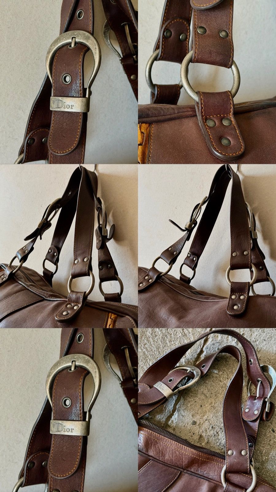Dior Dior - John Galliano - SS2006 XL Gaucho - Saddle Work Bag Size ONE SIZE - 23 Thumbnail