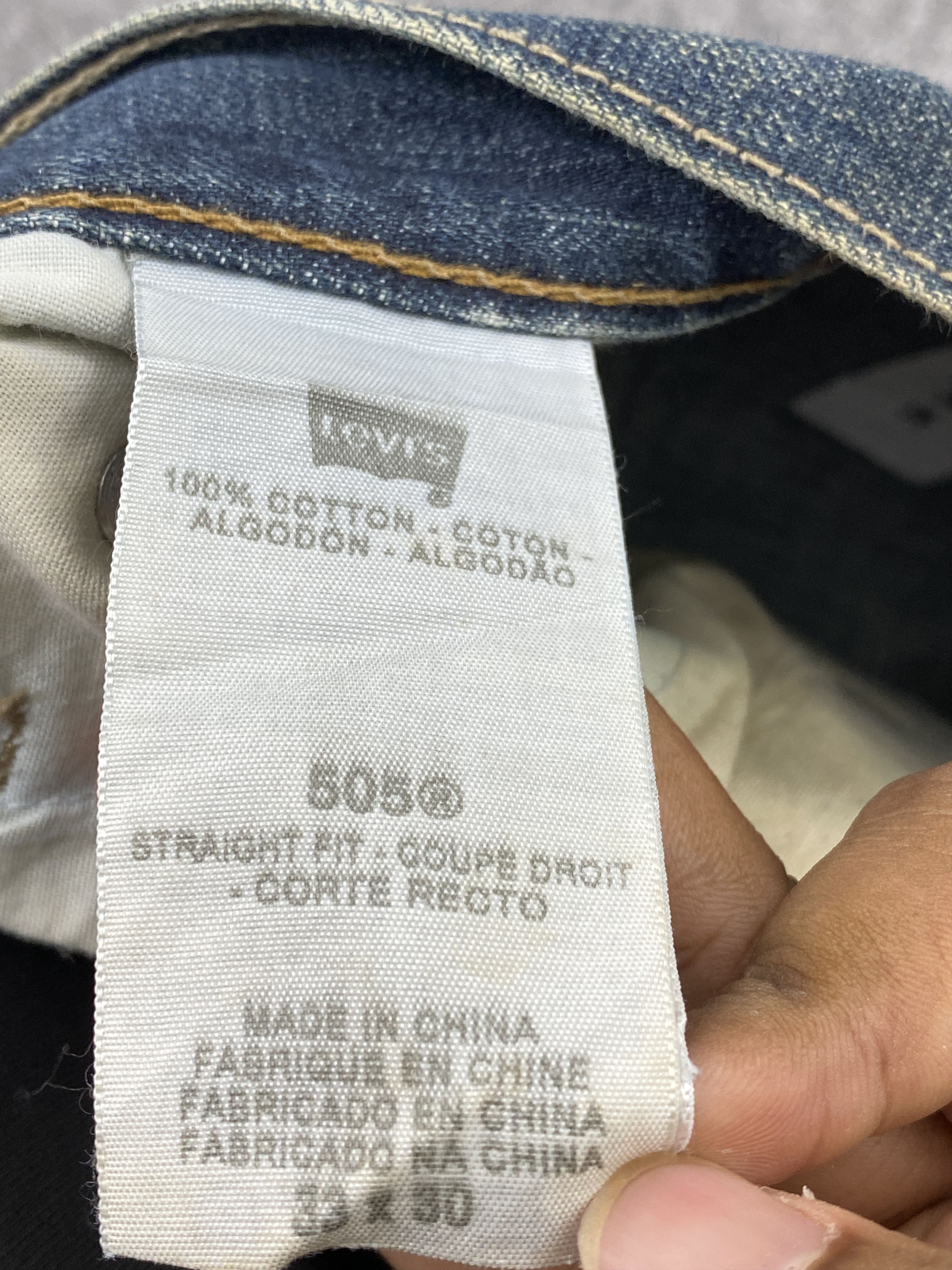 Levi's Vintage Levis 505 Rusty Jeans DP2335 Size US 34 / EU 50 - 7 Thumbnail