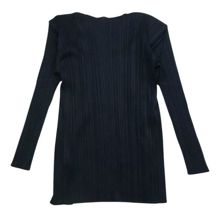 Issey Miyake Issey Miyake size；3 Black pleated cardigan Size XS / US 0-2 / IT 36-38 - 2 Thumbnail