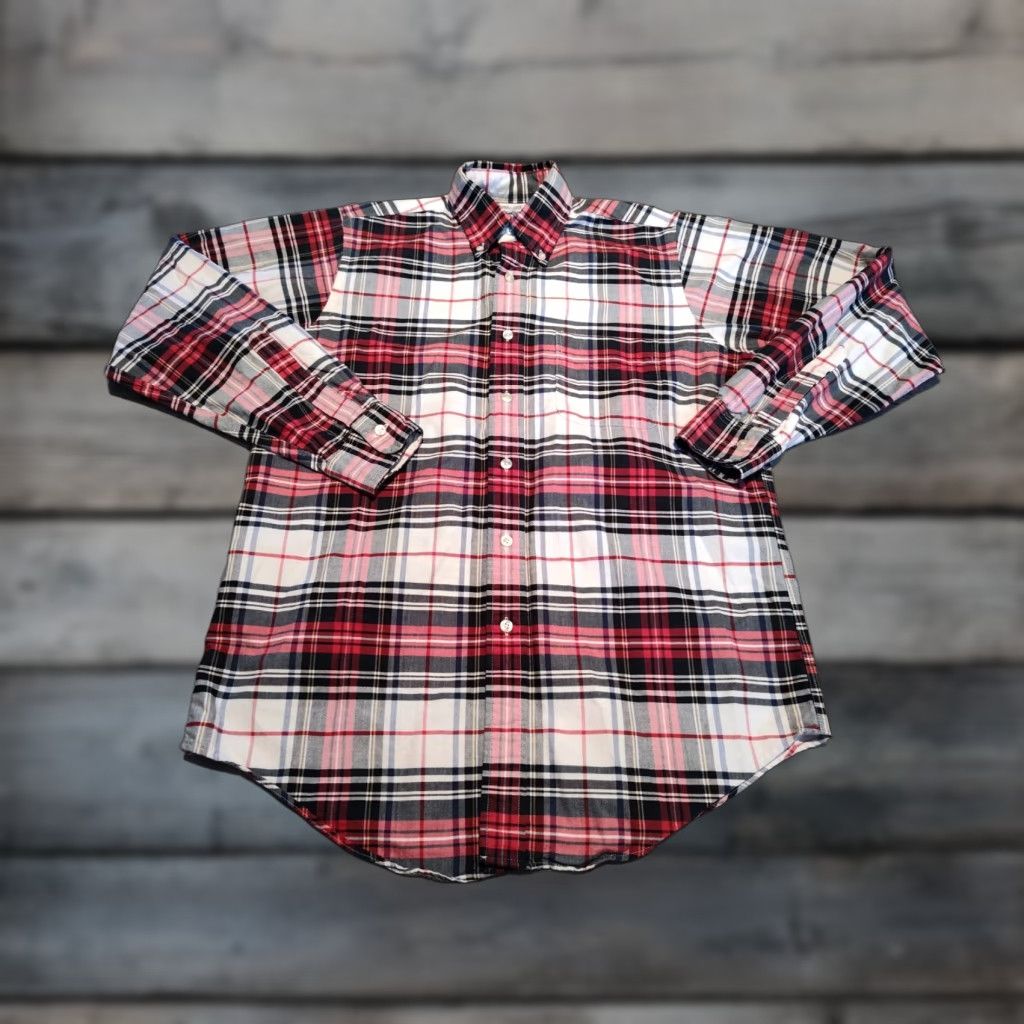 Brooks Brothers Vintage Brooks Brothers Men’s Button-Down Shirt S Red Green Plaid USA Made 90s Casual Size US S / EU 44-46 / 1 - 1 Thumbnail