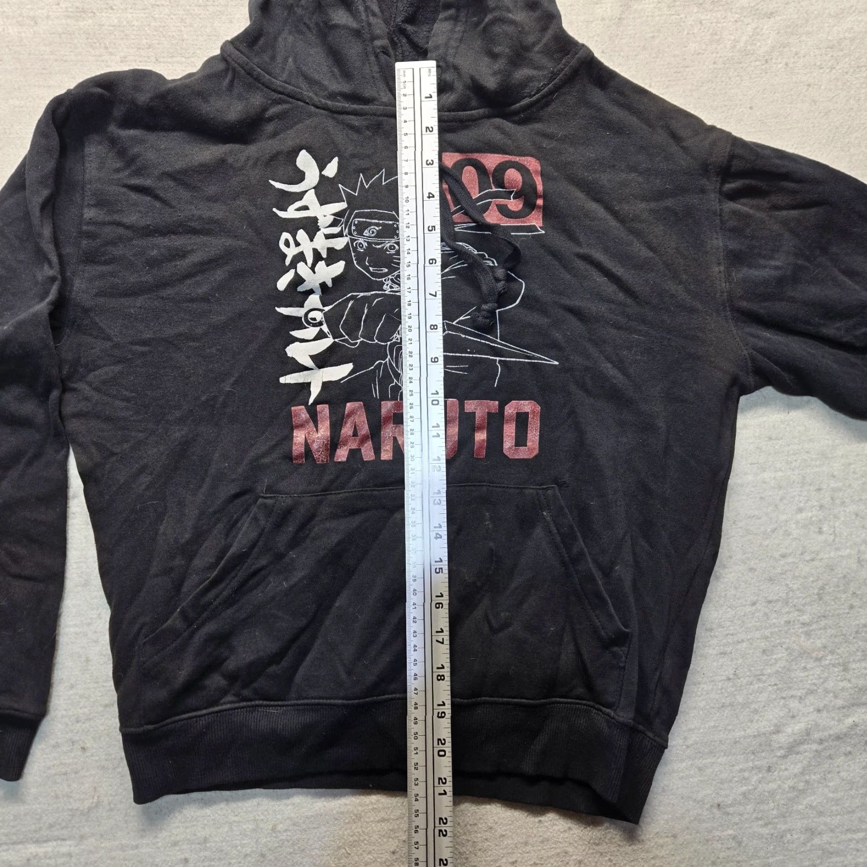 Vintage Naruto Shippuden Hoodie Pullover Adult Men's Small Black Anime Graphic Size US S / EU 44-46 / 1 - 6 Thumbnail