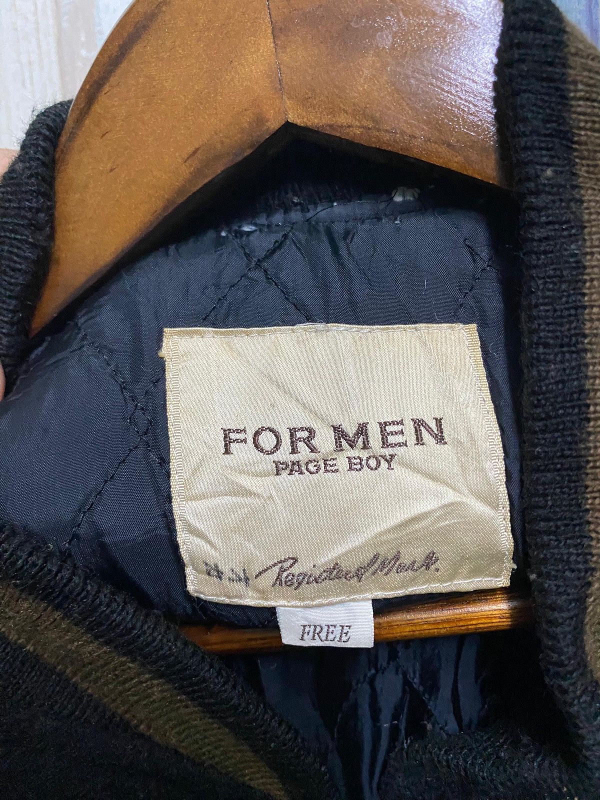 Vintage Vintage Page Boy Wool Varsity Jacket Size US XL / EU 56 / 4 - 10 Thumbnail