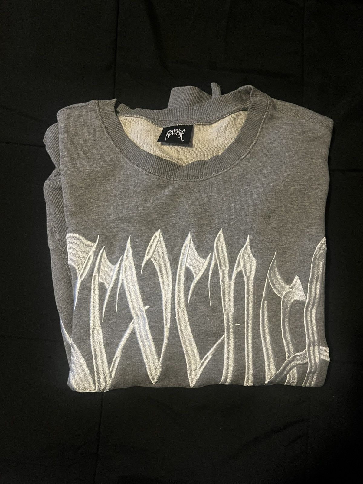 Revenge Logo grey revenge crewneck Size US S / EU 44-46 / 1 - 2 Thumbnail