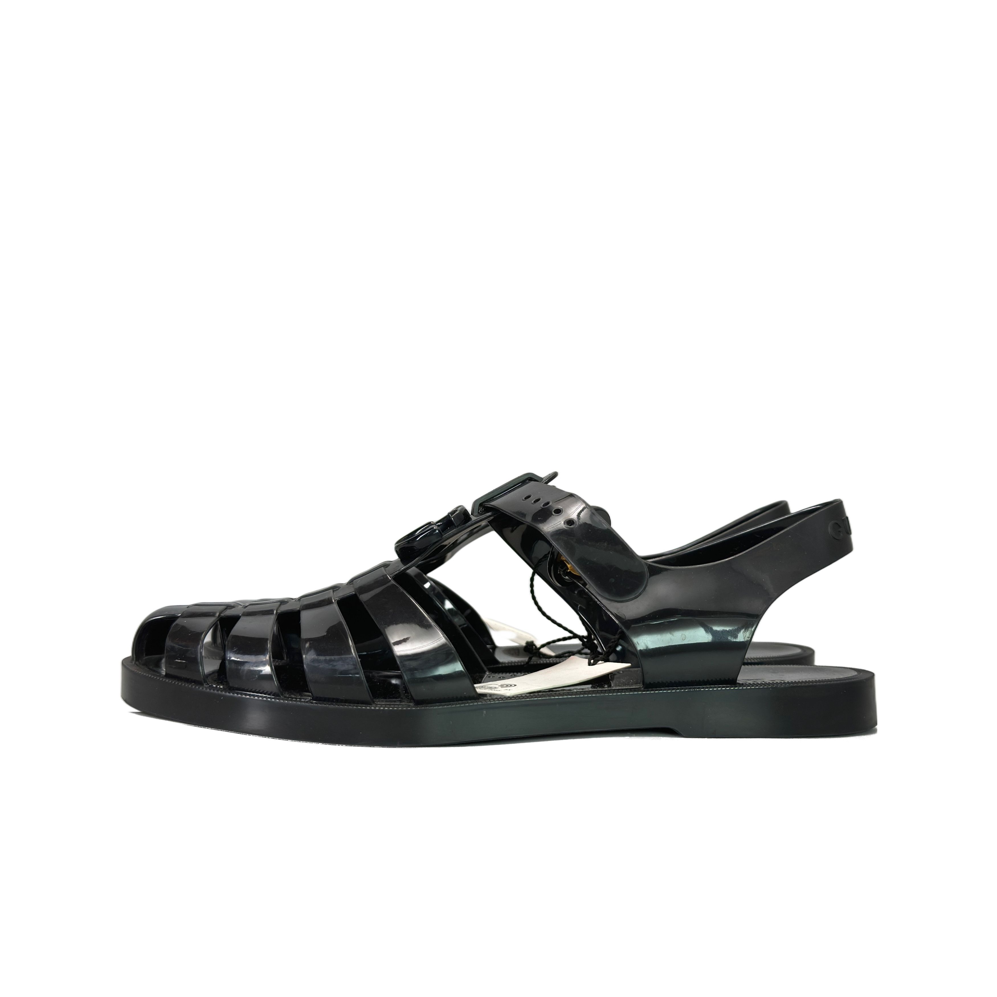 Gucci Gucci GG Logo Rubber Sandals Size 8 Size US 8 / EU 41 - 1 Thumbnail