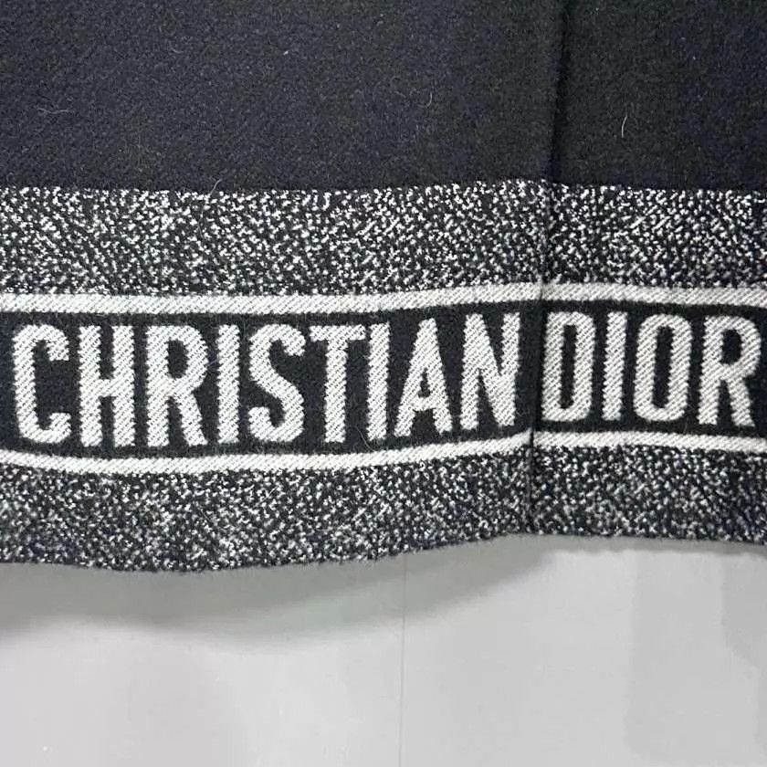 Dior Dior Womens Double-Breasted Waist Hem Logo Wool Overcoat 42 Size M / US 6-8 / IT 42-44 - 6 Thumbnail