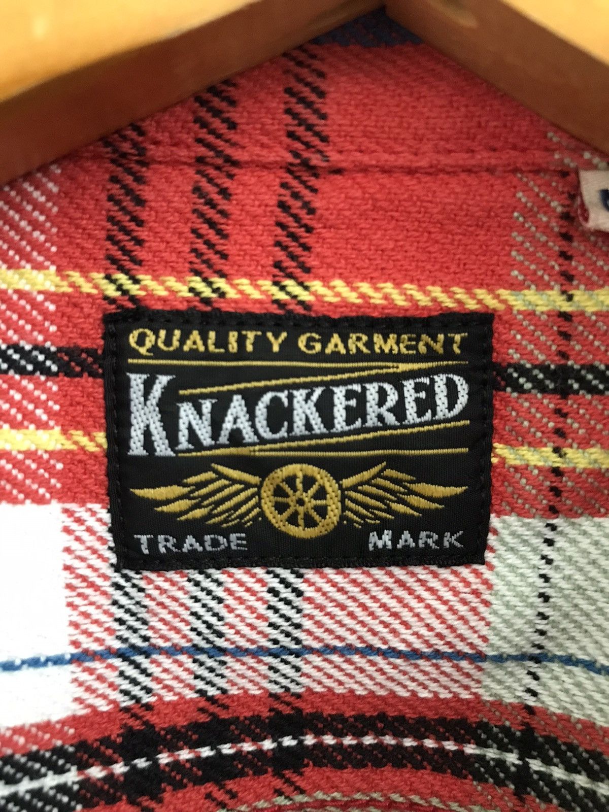 Japanese Brand KNACKERED by Houston Heavyweight Motorcycle Check Shirt Size US S / EU 44-46 / 1 - 14 Thumbnail