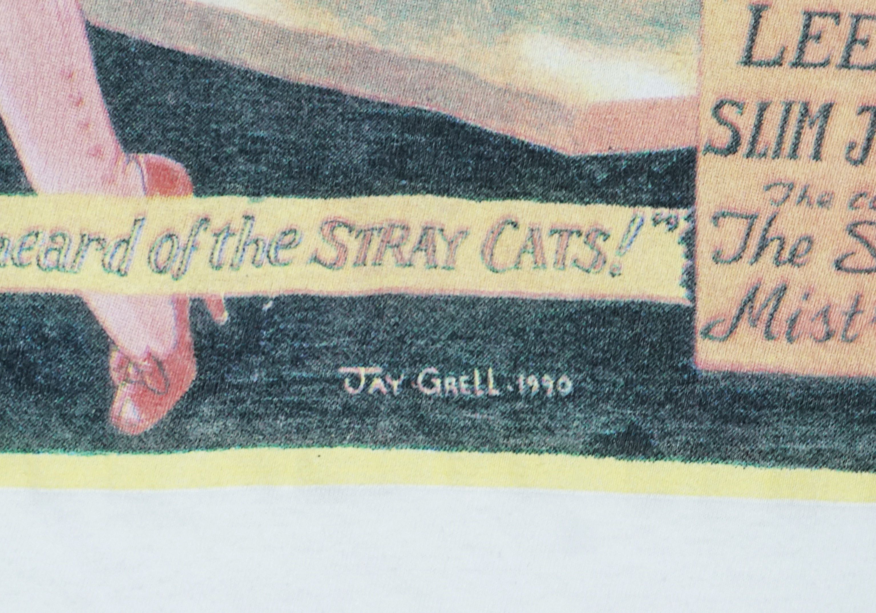 Designer × Vintage 90's The Stray Cats Japan tour T-shirt Size US L / EU 52-54 / 3 - 3 Thumbnail
