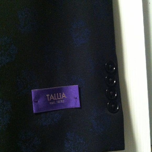 Tallia TALLIA MEN'S NEW PLYSTR BLEND EVENING SOIREE JACKET SIZE: M Size 40R - 6 Thumbnail