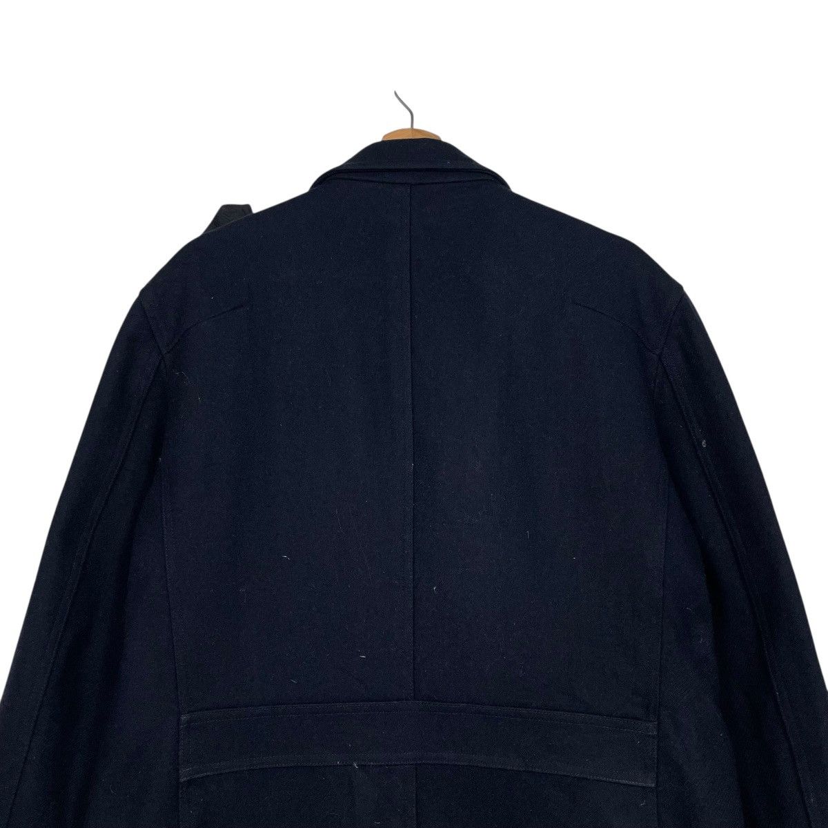 Michel Klein Michel Klein Black Wool Coat Size US M / EU 48-50 / 2 - 8 Thumbnail