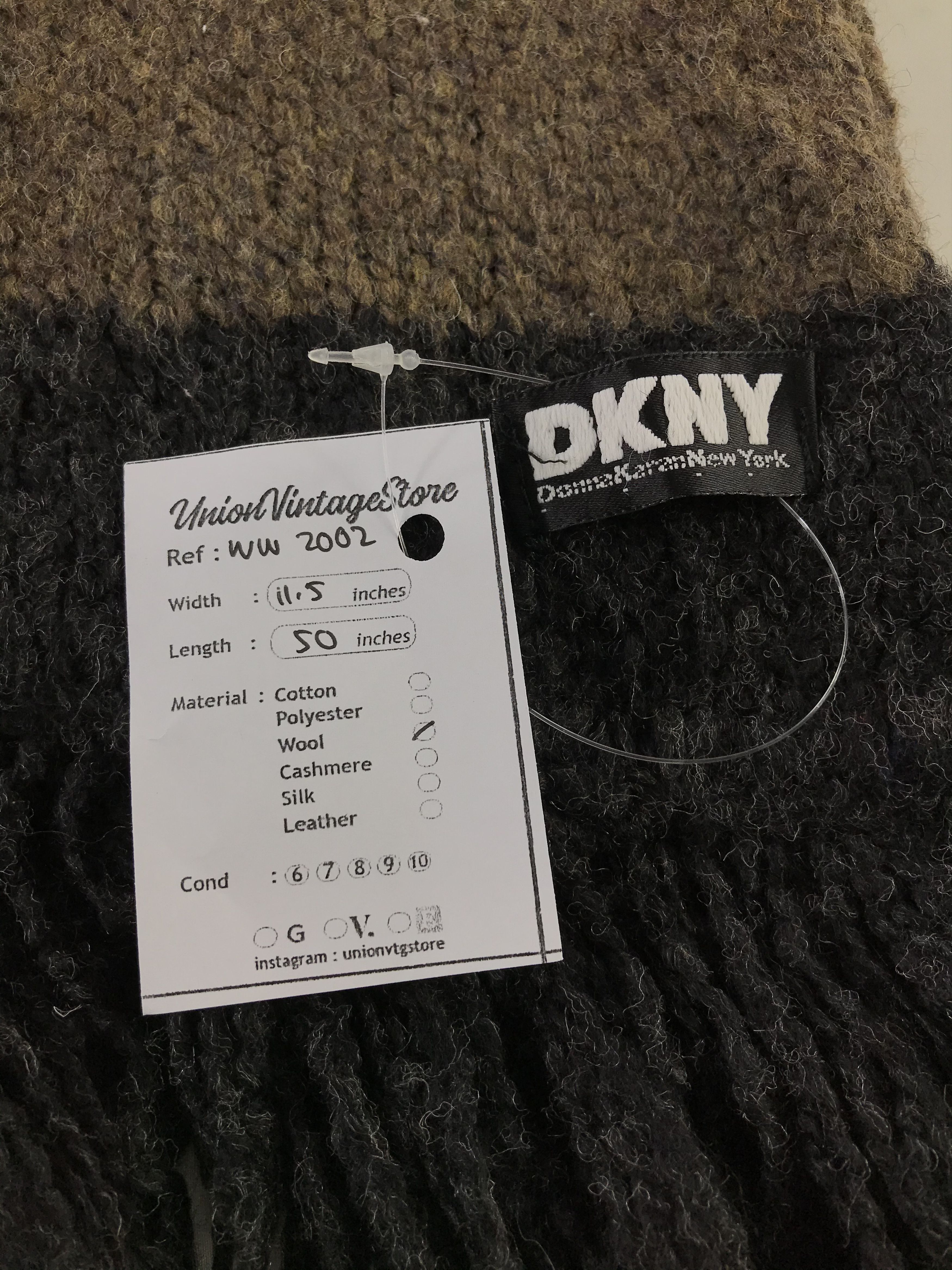 DKNY × Vintage DKNY Scarf / Muffler / Neckwear - WW2002 Size ONE SIZE - 4 Thumbnail