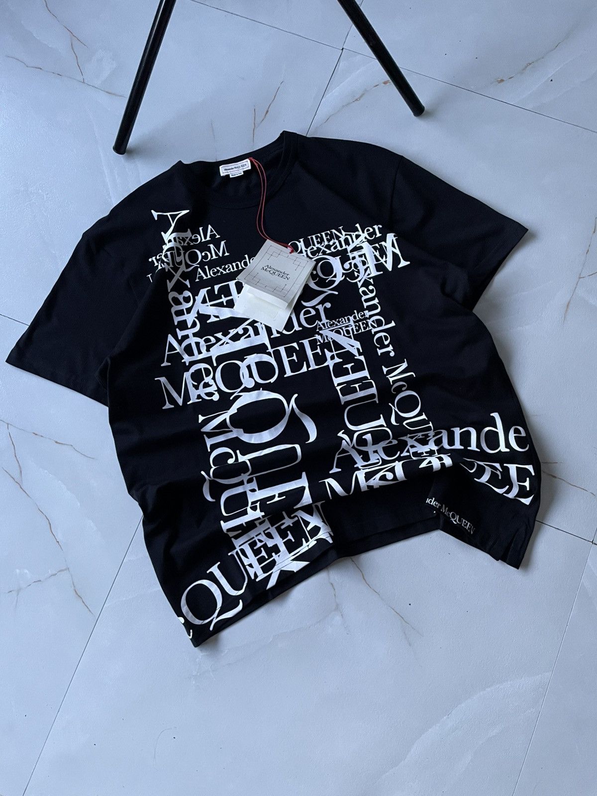Alexander McQueen ALEXANDER MCQUEEN LOGO PRINT TEE Size US M / EU 48-50 / 2 - 8 Thumbnail