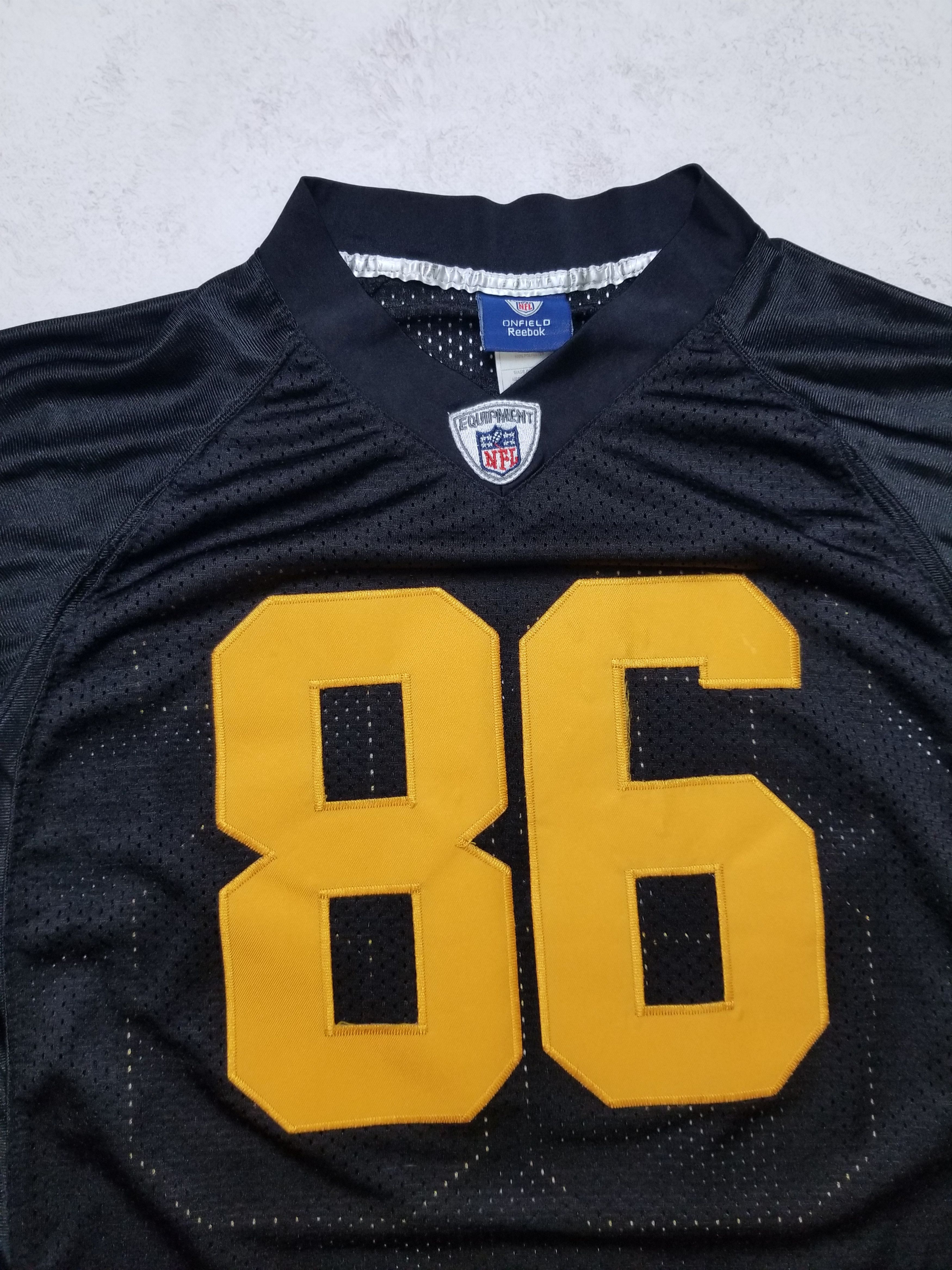 Reebok Pittsburgh Steelers Hines Ward #86 RARE Alternate Jersey Size US S / EU 44-46 / 1 - 19 Thumbnail