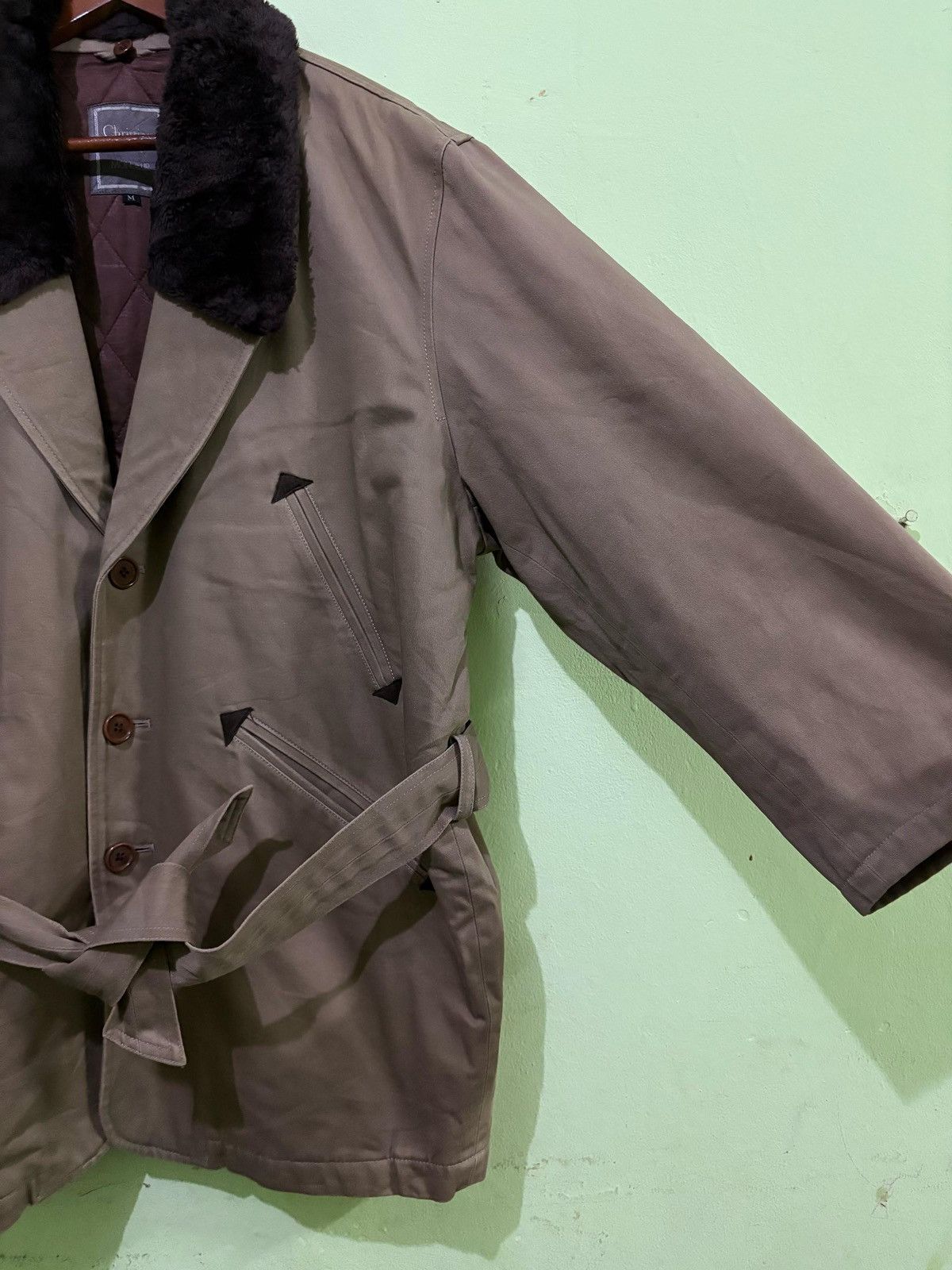 Christian Dior Monsieur Christian Dior Monsieur Jacket 3 Pocket Design Fur Collar Size US M / EU 48-50 / 2 - 3 Thumbnail