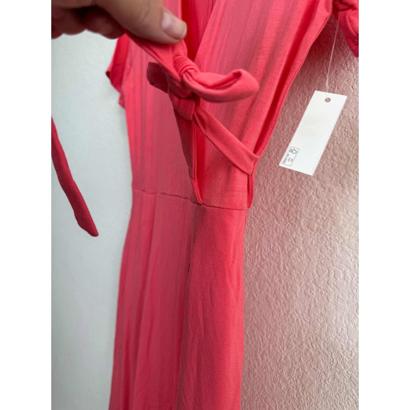 Other NWT Amazon Women's Pink Faux Wrap T-Shirt Dress XS Size XS / US 0-2 / IT 36-38 - 11 Thumbnail