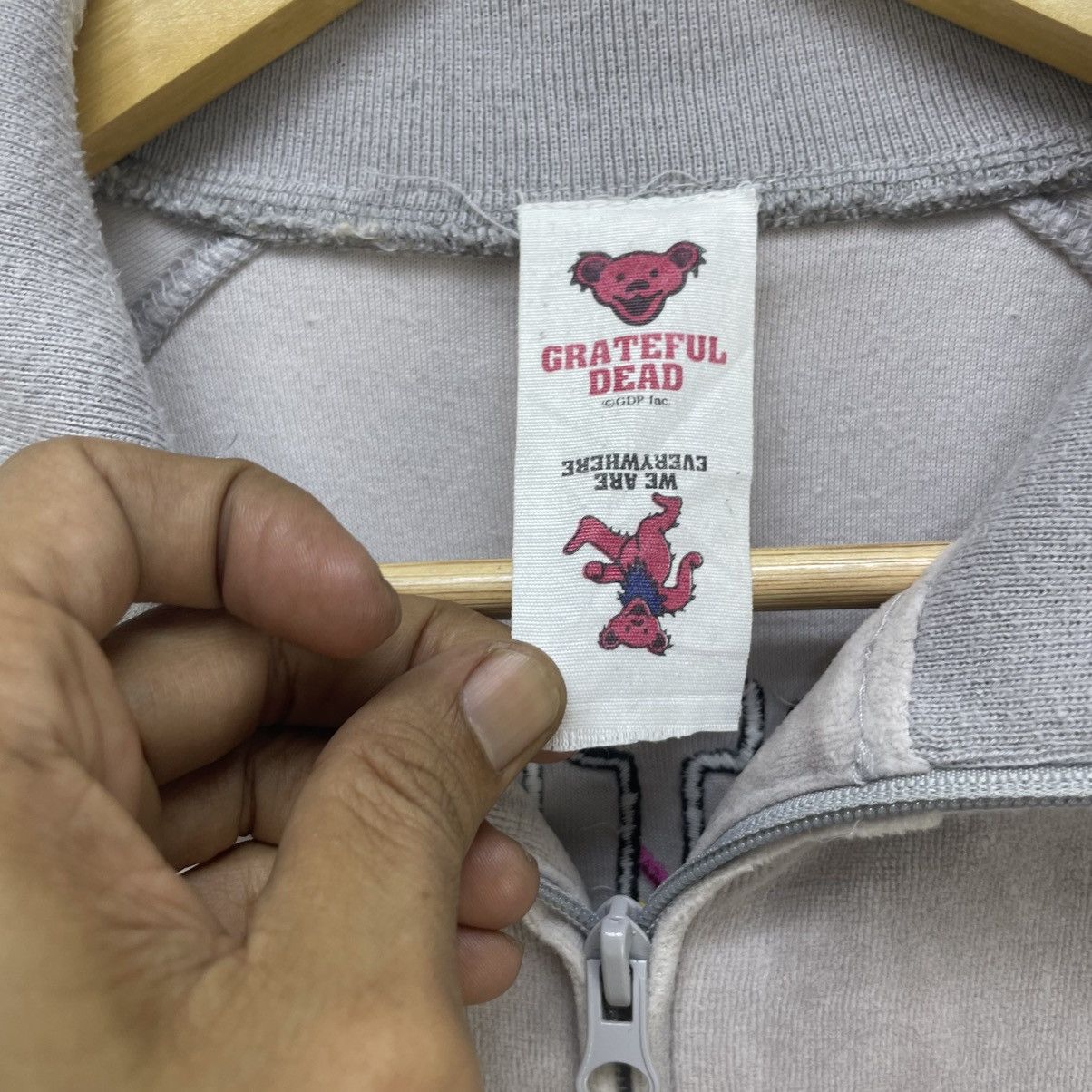 Grateful Dead 💥Vintage Grateful Dead Zip Up Embroidery Jacket Size US M / EU 48-50 / 2 - 5 Thumbnail