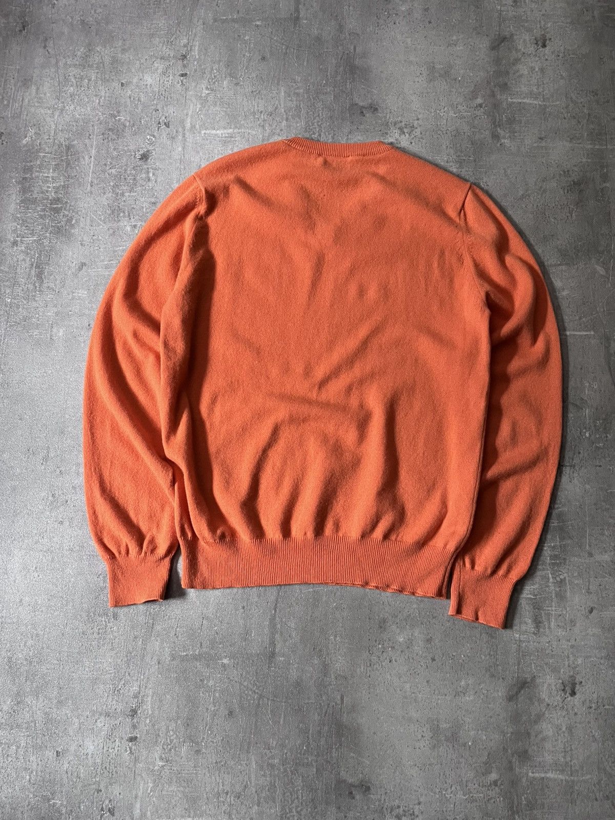 Hermes Hermes orange cashmere sweater V-neck Size US M / EU 48-50 / 2 - 6 Thumbnail