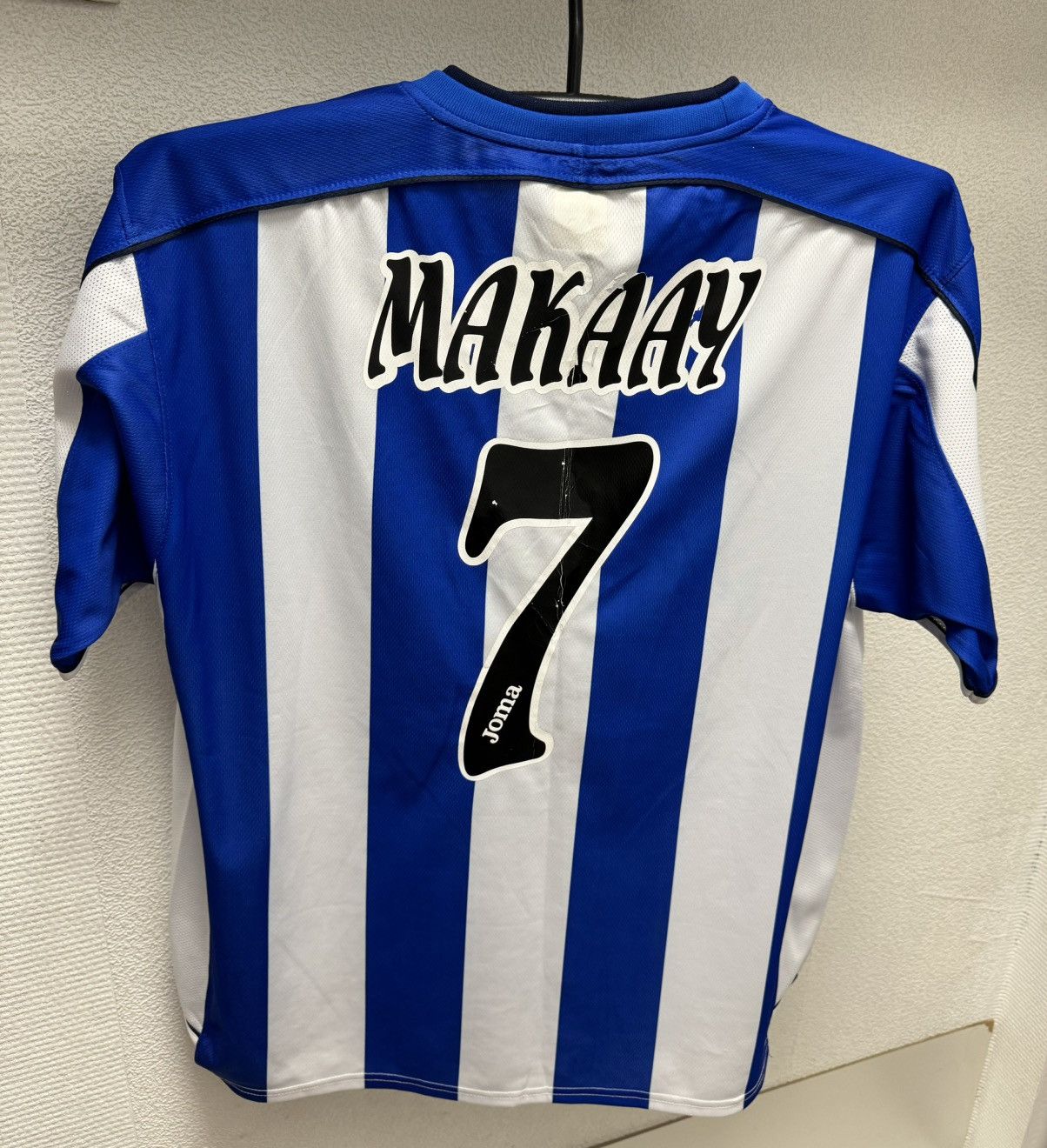 Joma Deportivo La Coruna Makaay 7 Joma vintage soccer jersey Xl Size US XL / EU 56 / 4 - 2 Thumbnail